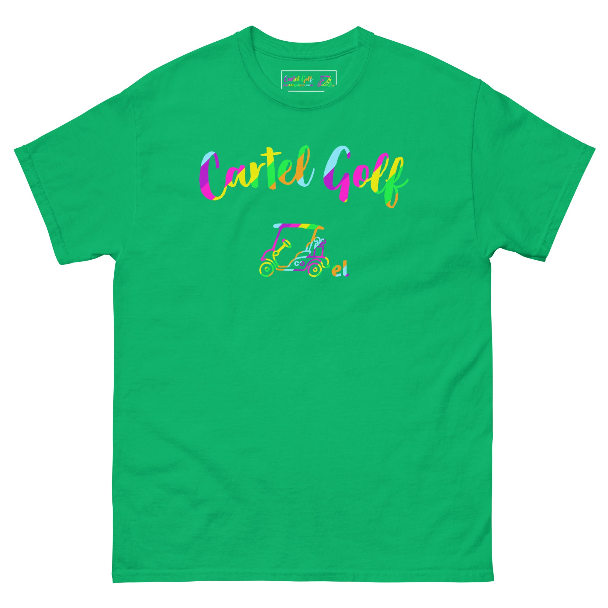 Unisex classic tee "Cartel Golf Colorful"