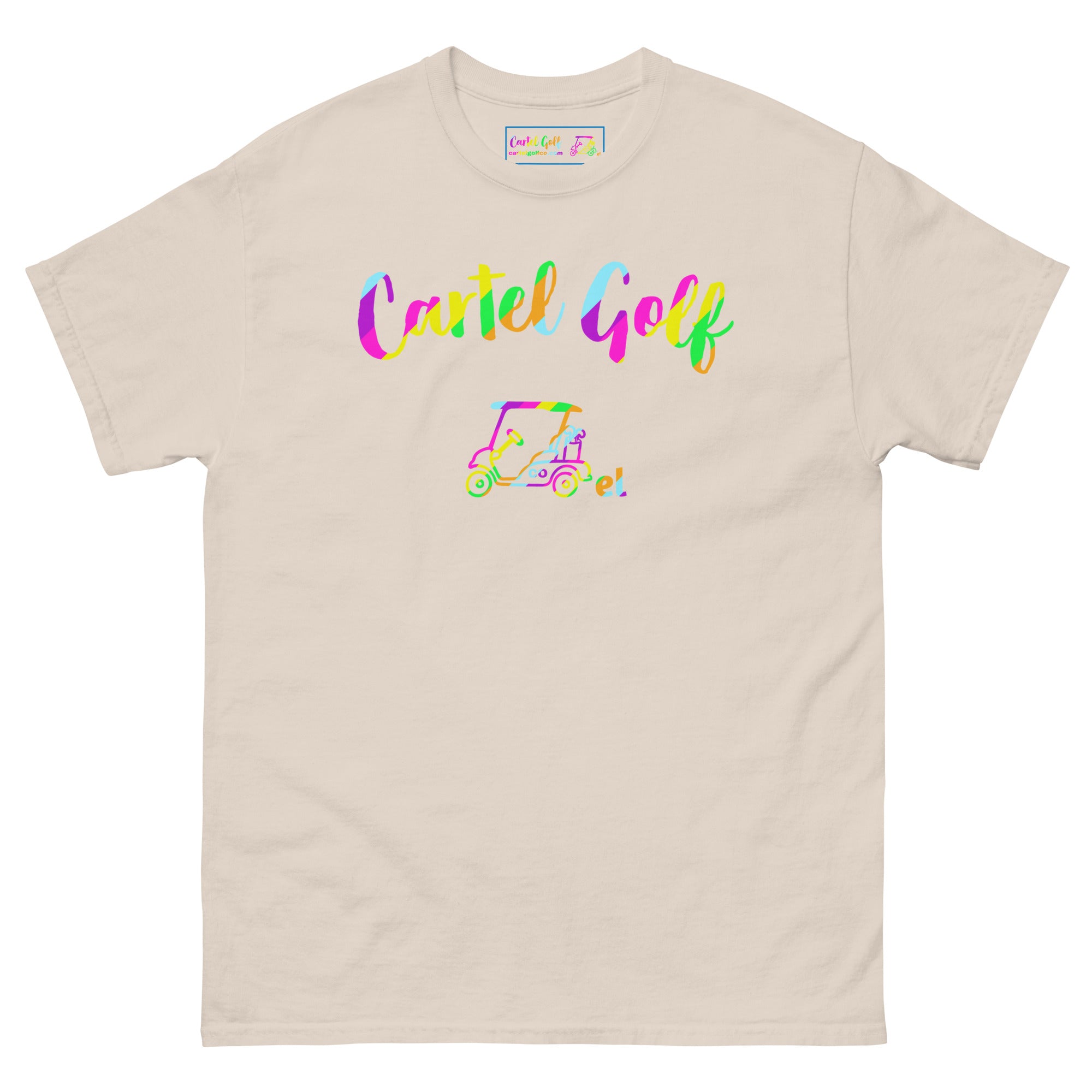 Unisex classic tee "Cartel Golf Colorful"