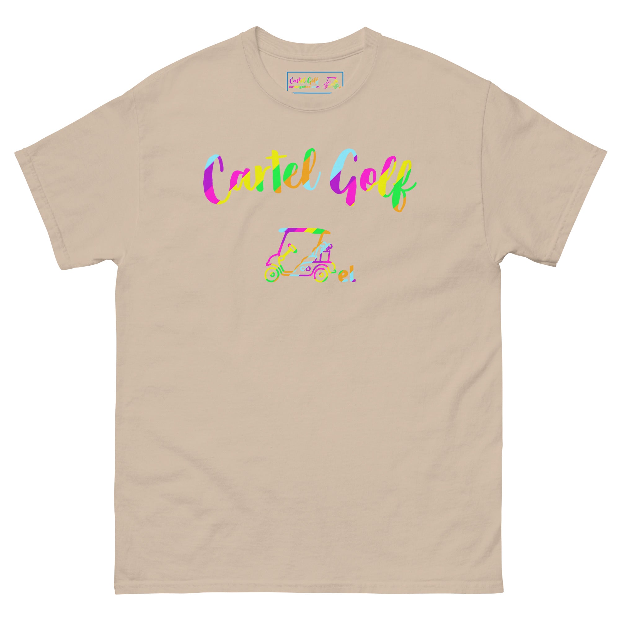 Unisex classic tee "Cartel Golf Colorful"