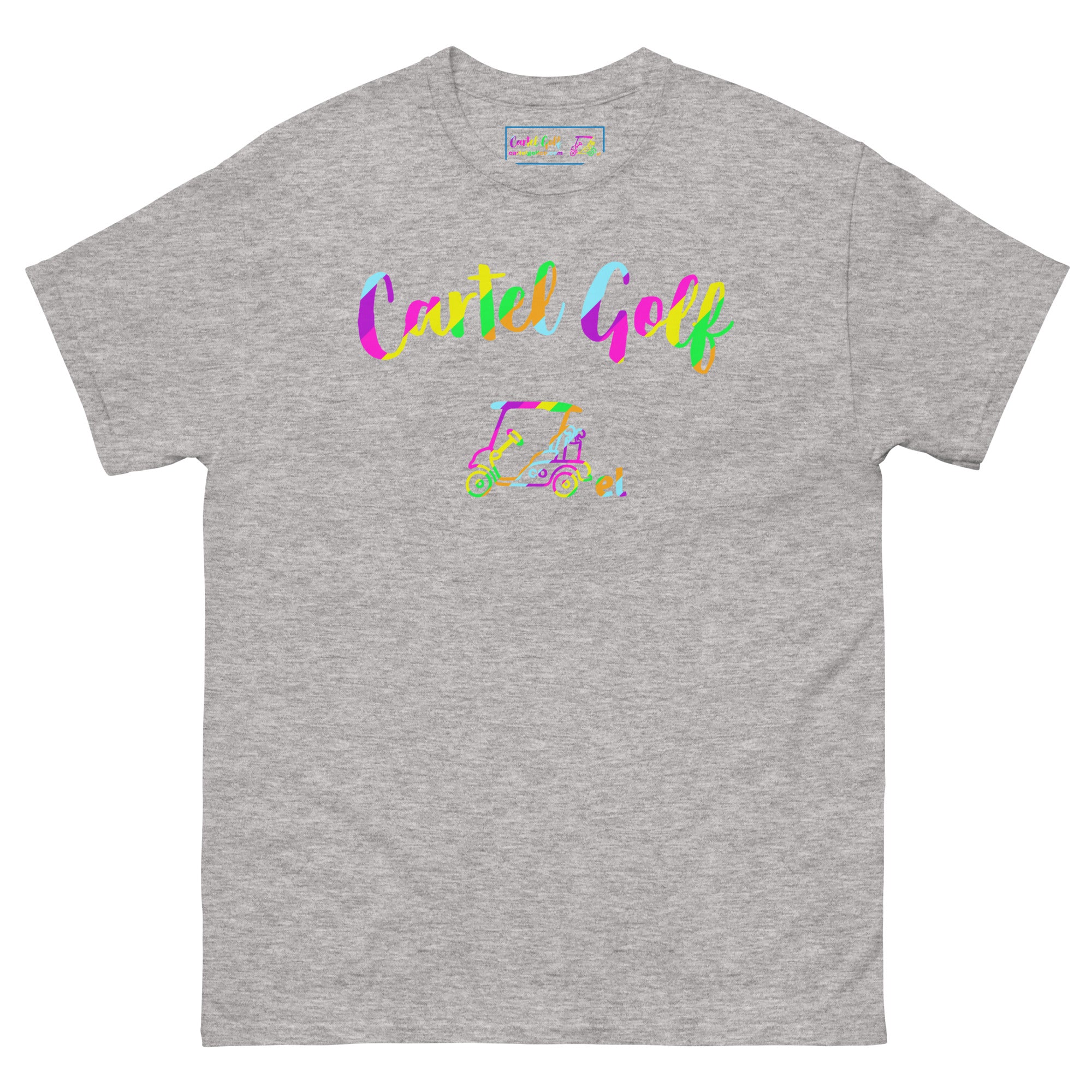 Unisex classic tee "Cartel Golf Colorful"