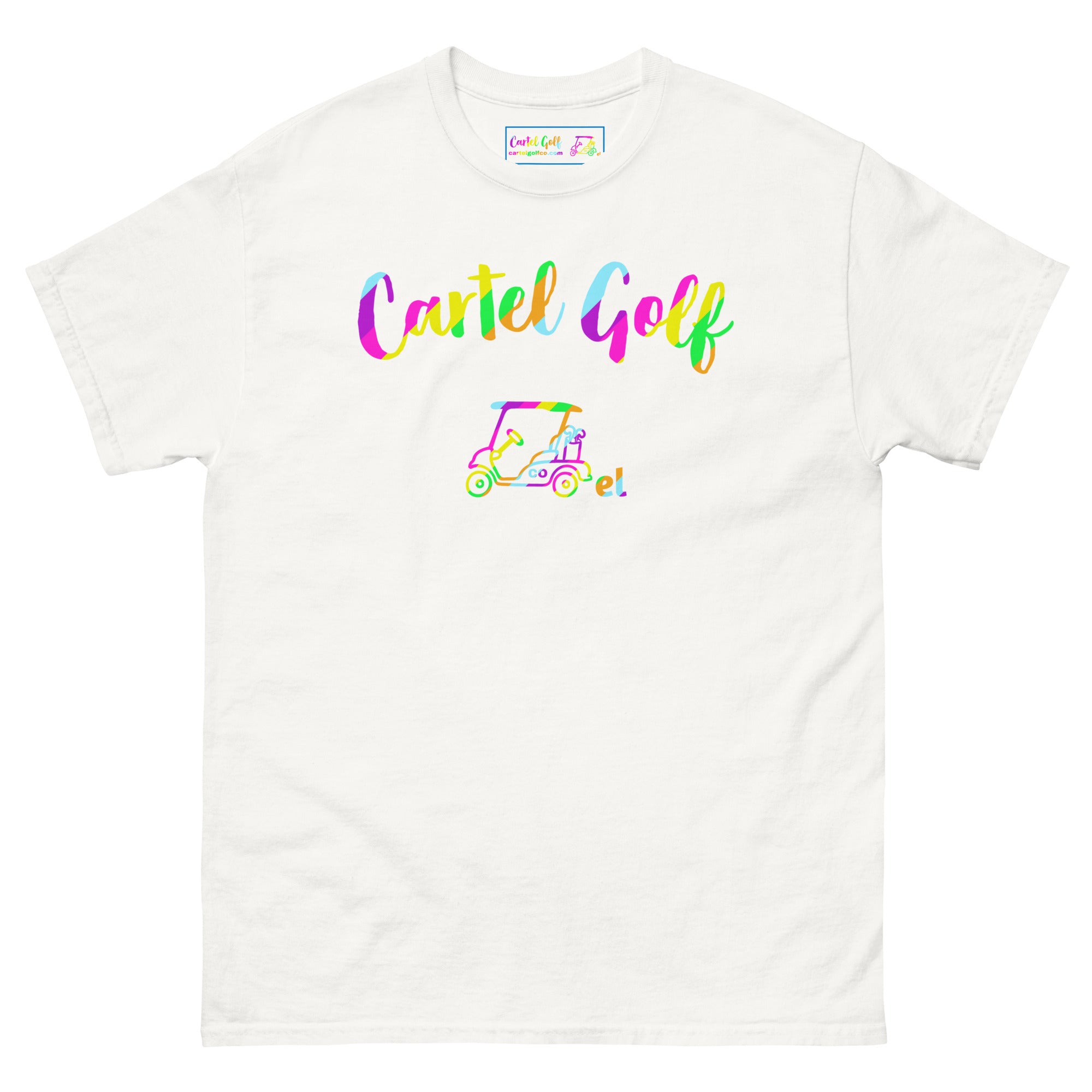 Unisex classic tee "Cartel Golf Colorful"