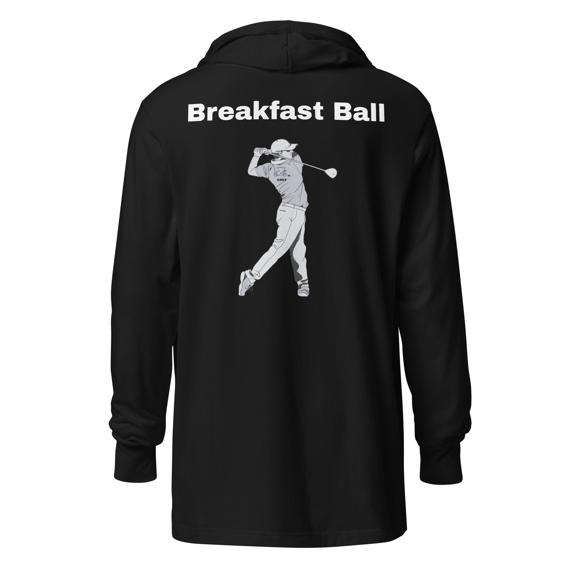 Hooded long-sleeve tee "Breakfast Ball"