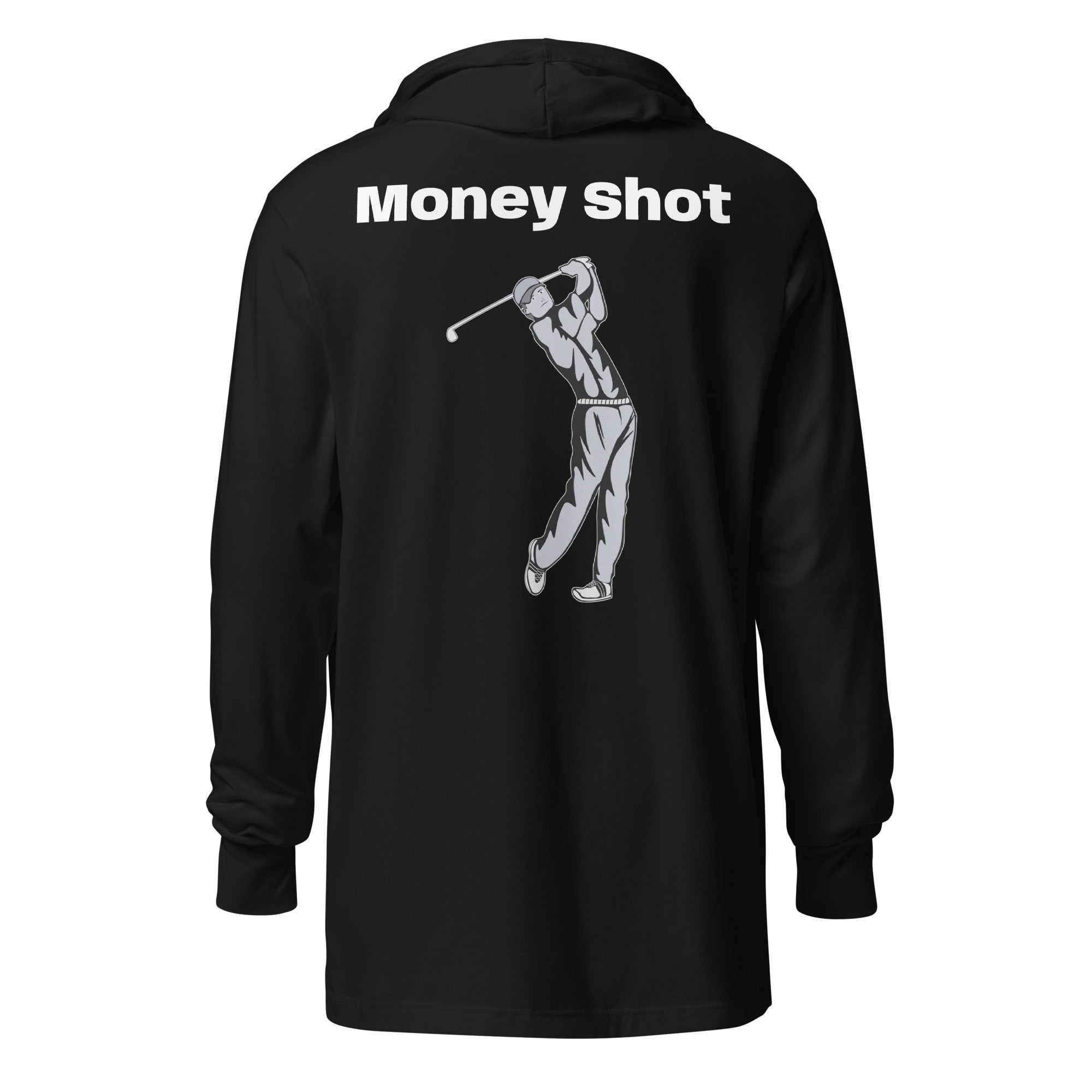 Hooded long-sleeve tee "Money Shot"