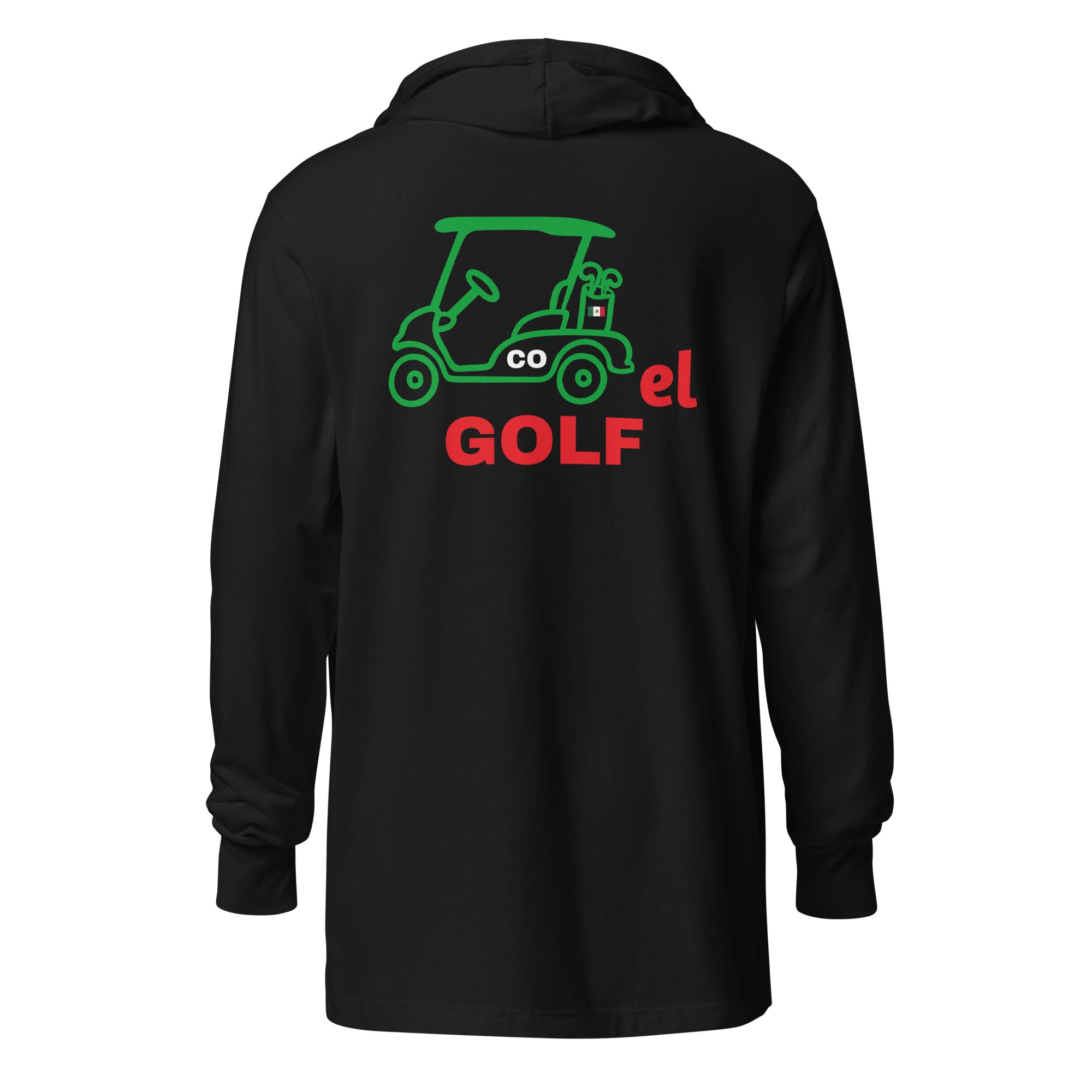 Hooded long-sleeve tee "Cartel Golf Mexico"