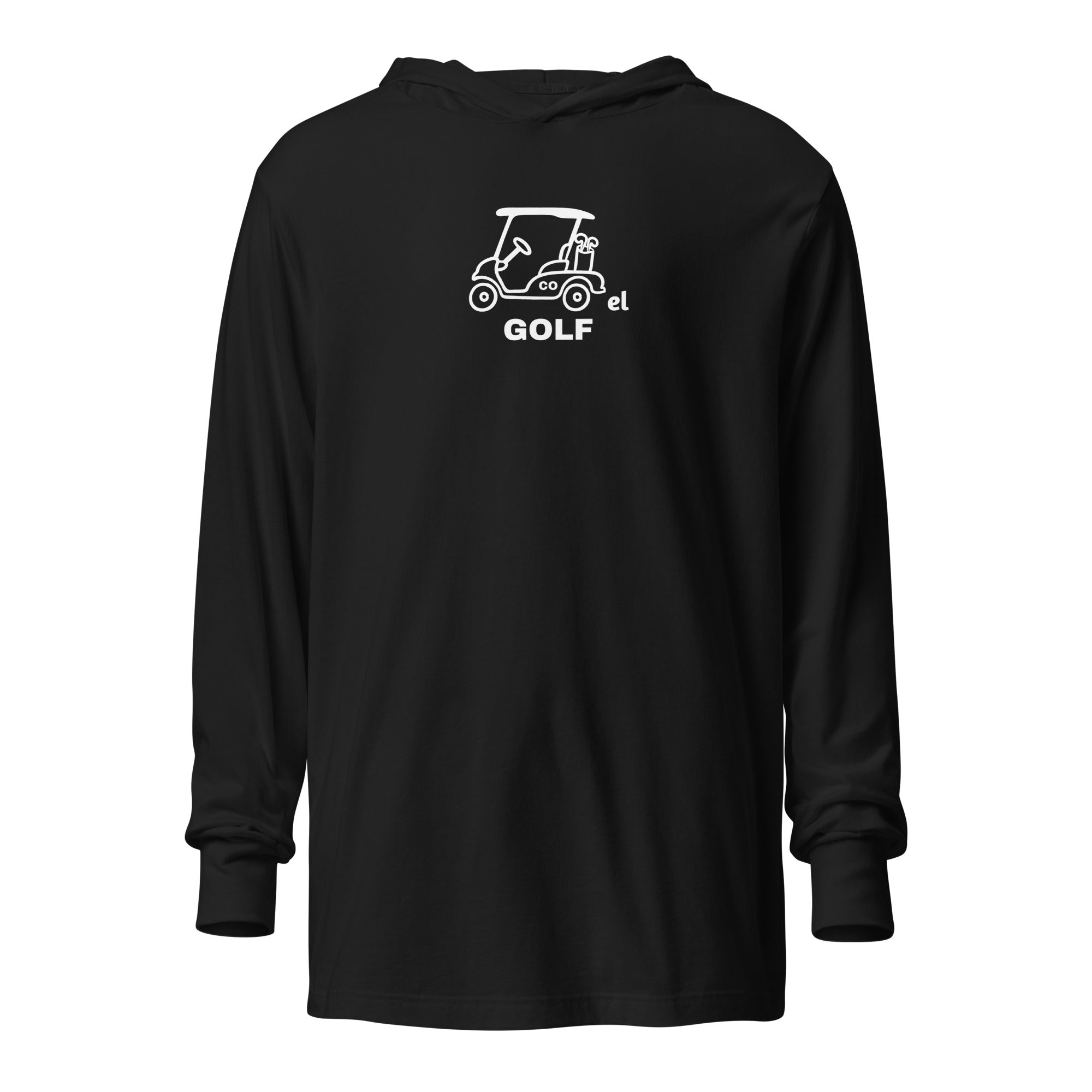 Hooded long-sleeve tee "Back in the game"