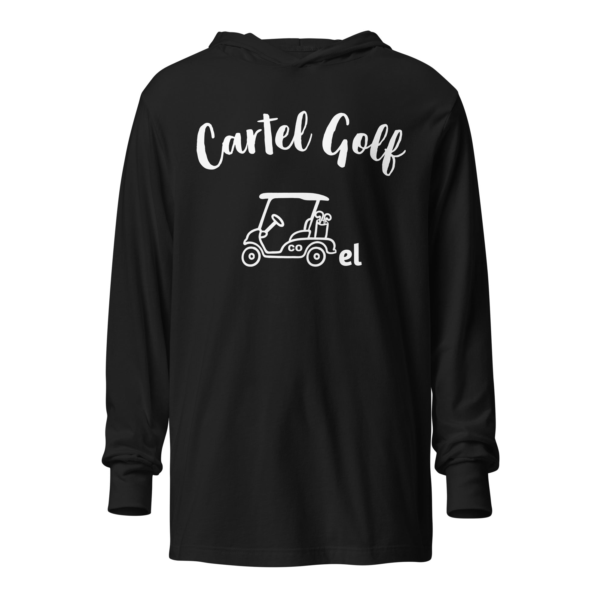 Hooded long-sleeve tee "Cartel Golf"