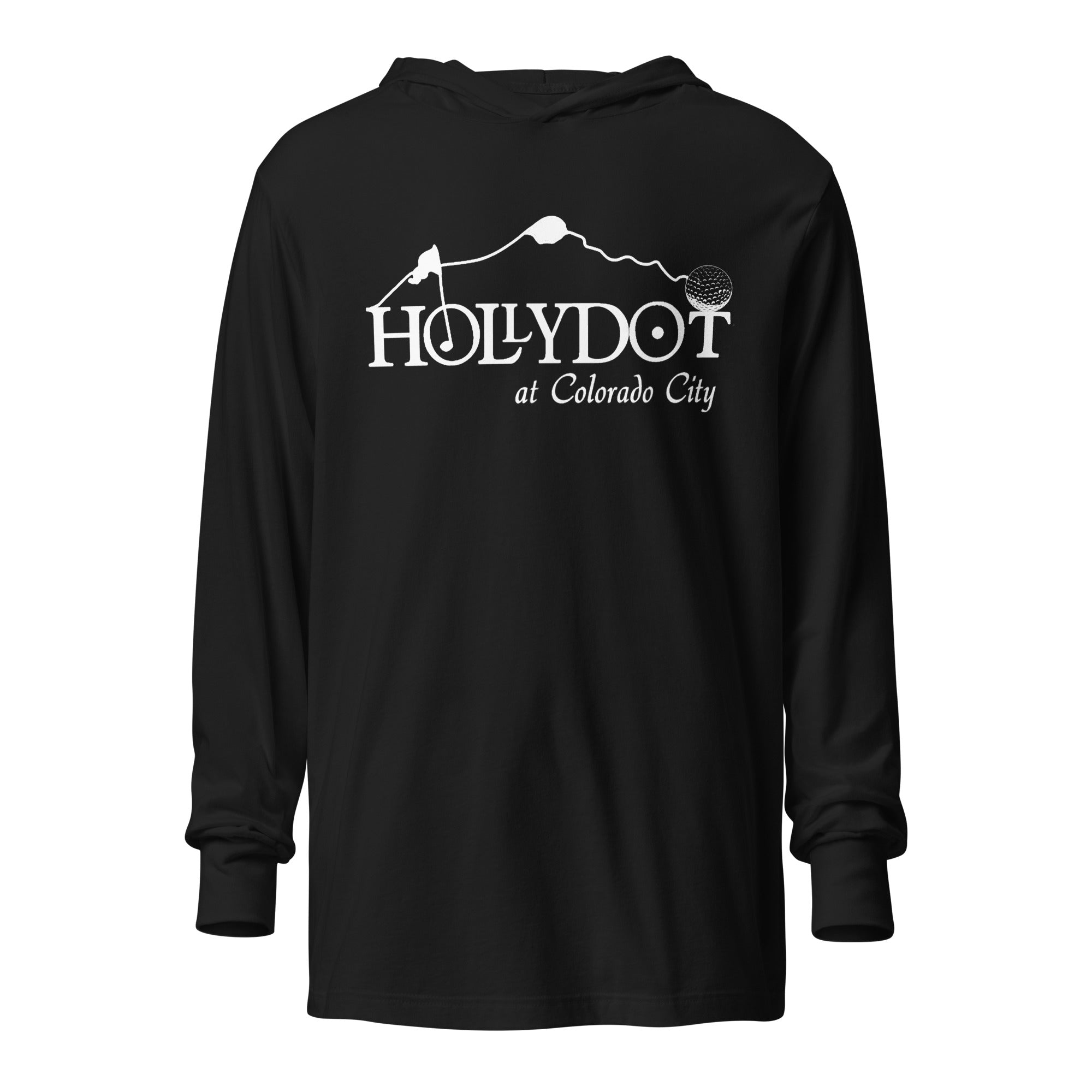 Hooded long-sleeve tee "Hollydot"