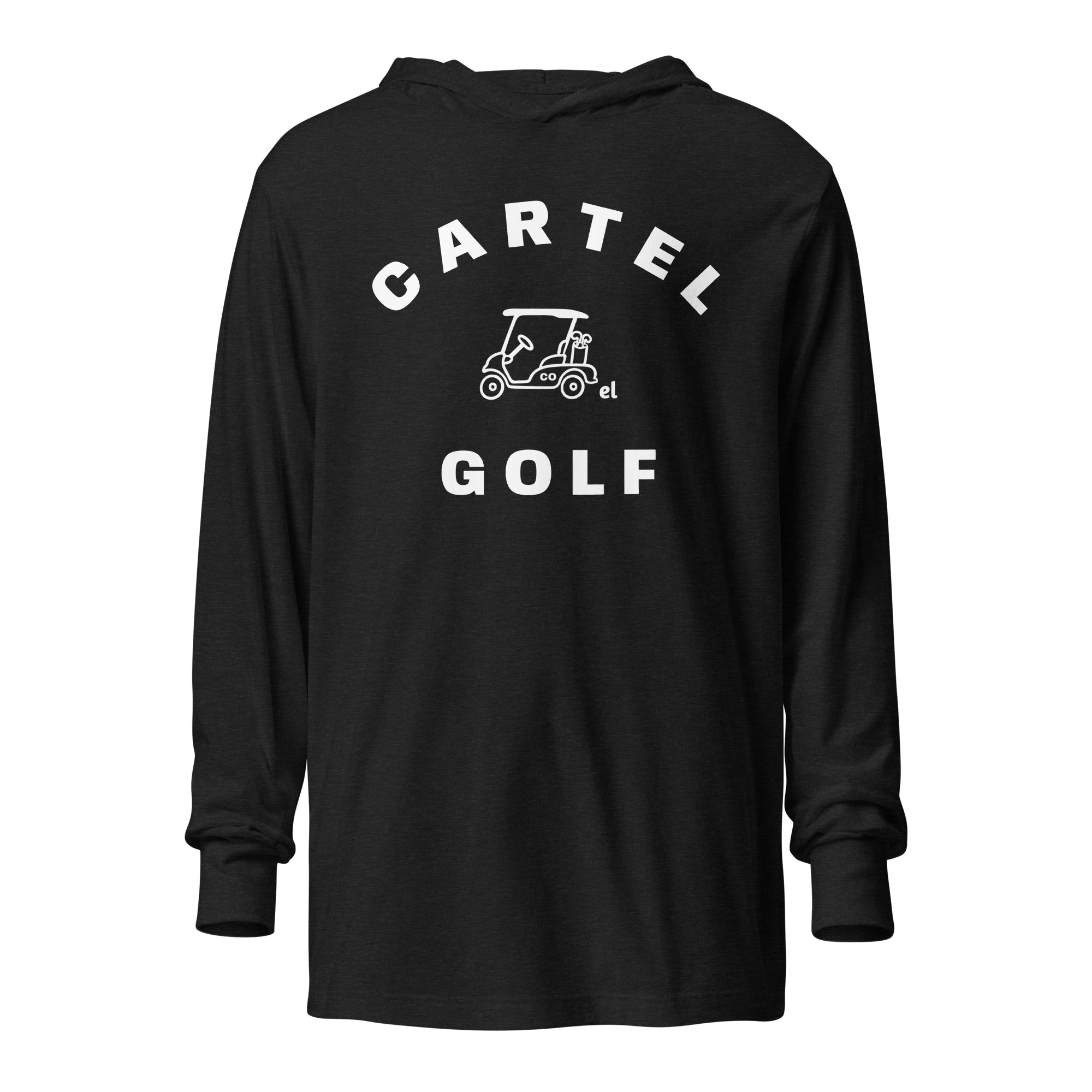 Hooded long-sleeve tee”CartelGolf”