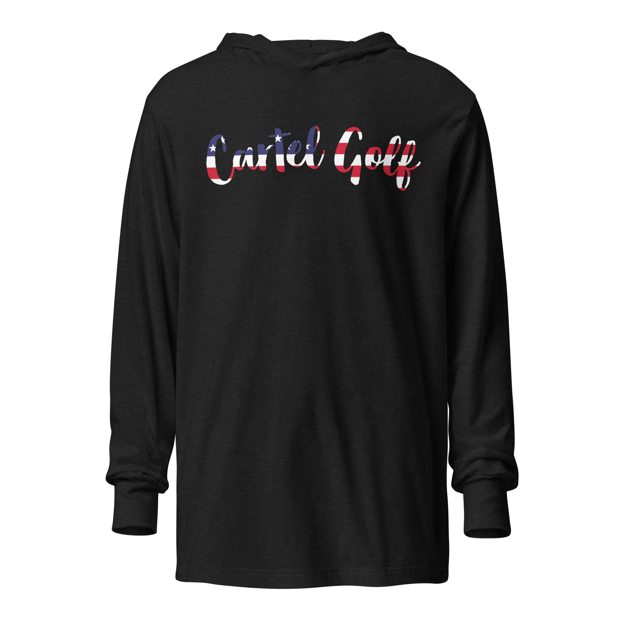 Hooded long-sleeve tee "Cartel Golf USA"