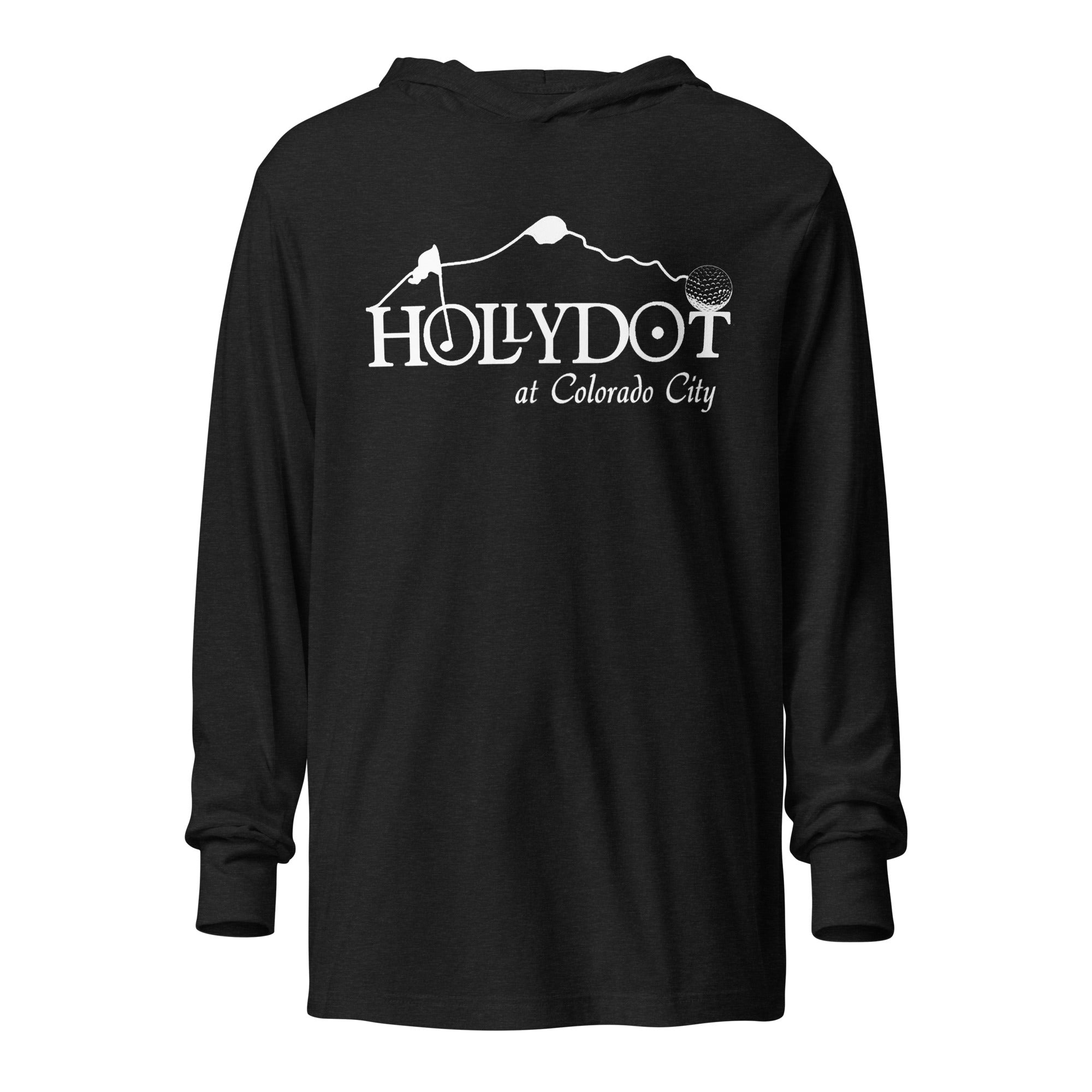 Hooded long-sleeve tee "Hollydot"