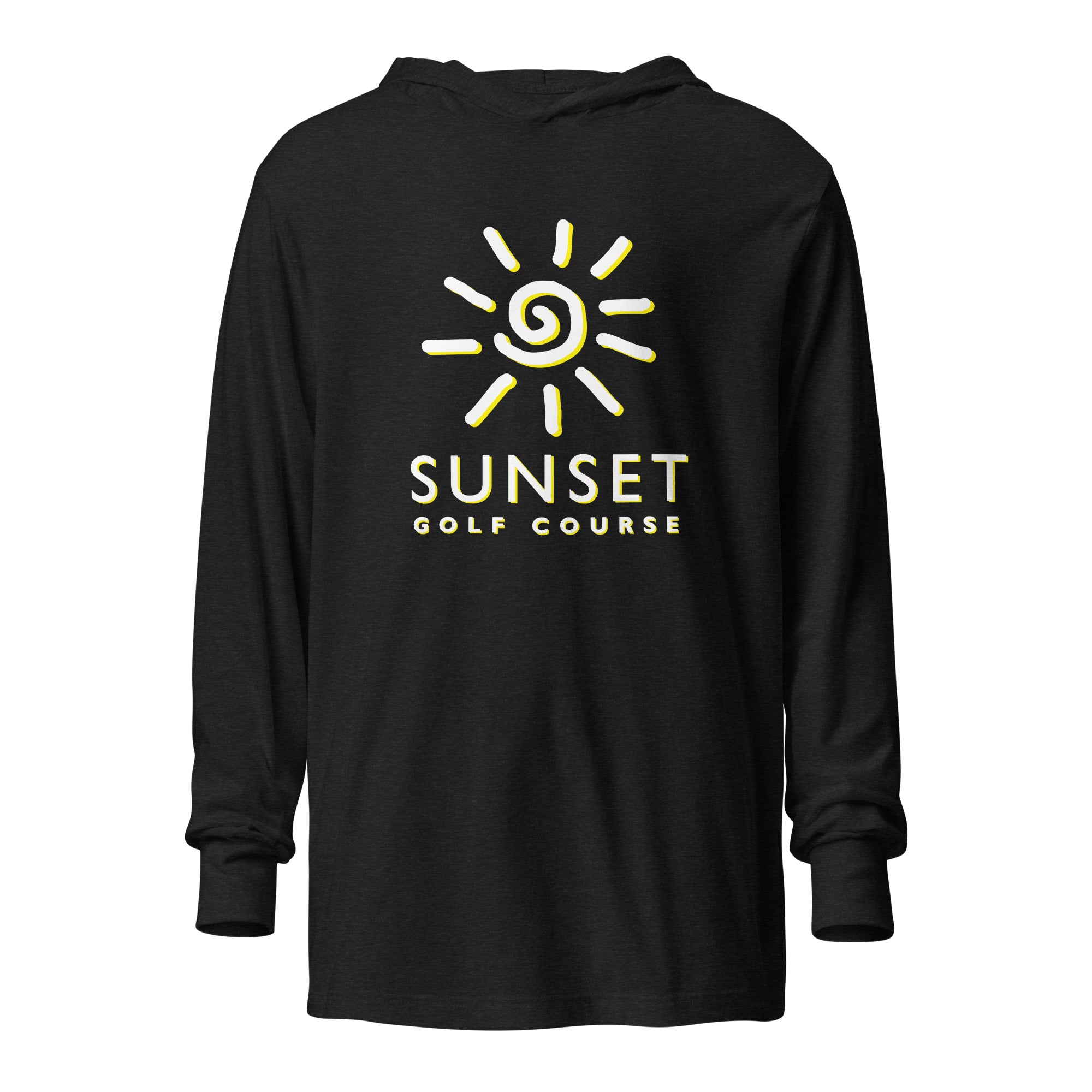 Hooded long-sleeve tee "Sunset"