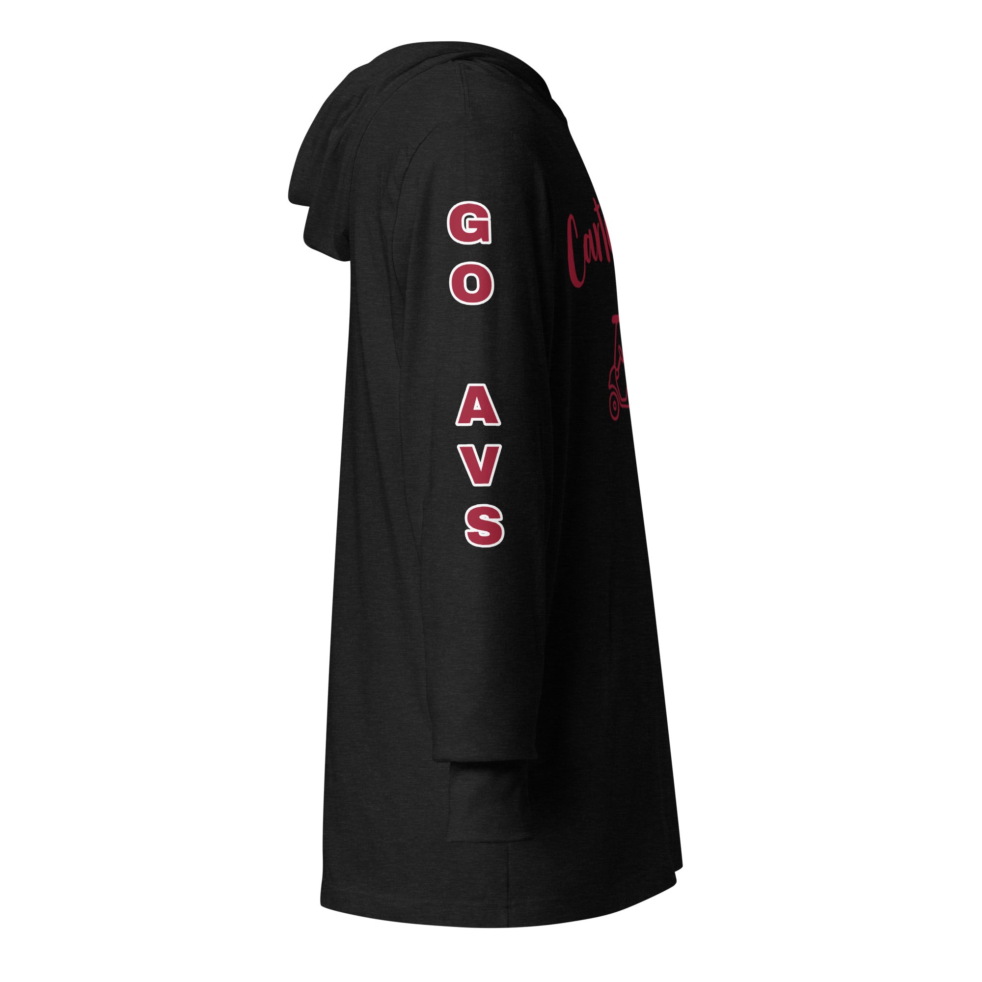 Hooded long-sleeve tee "Go Avs"