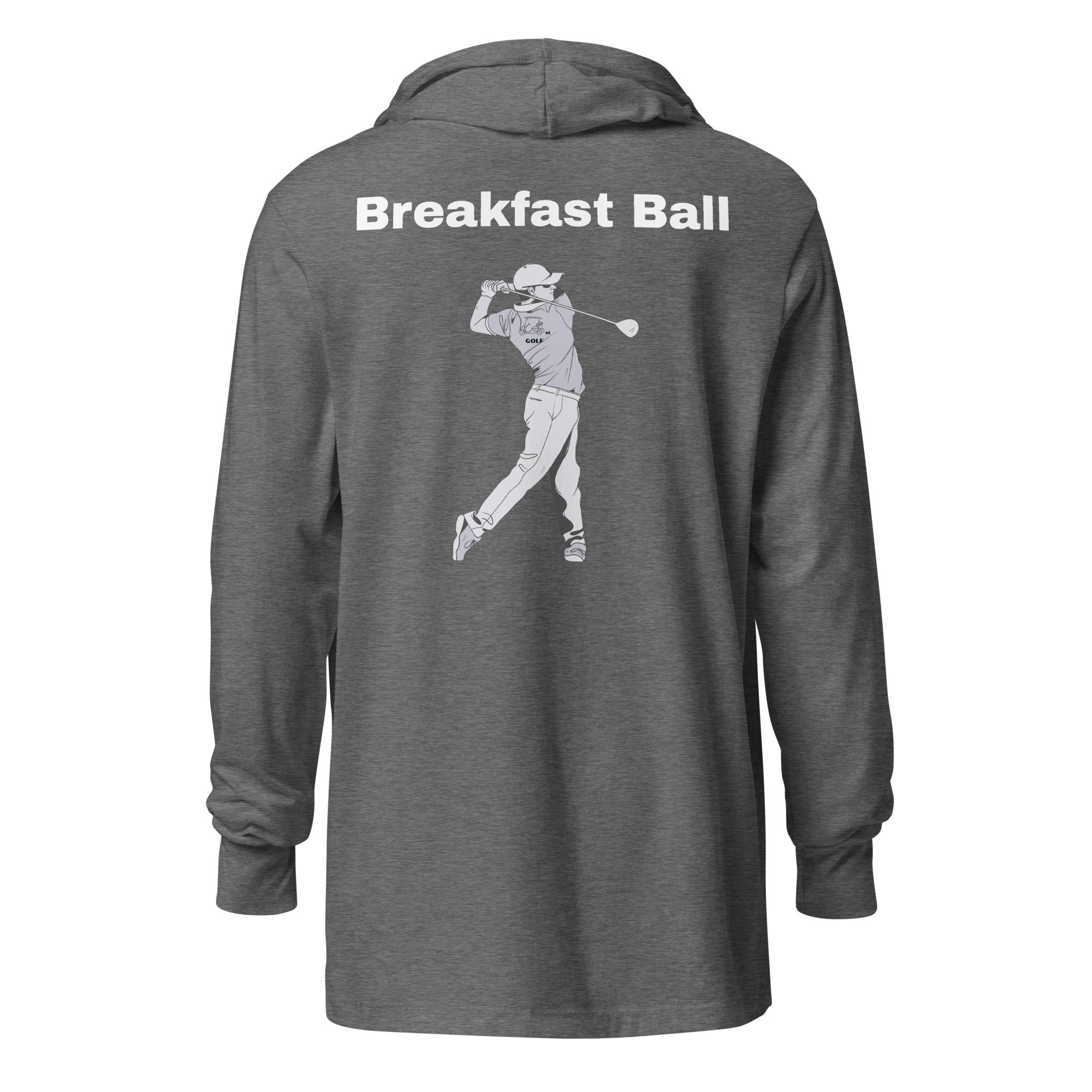 Hooded long-sleeve tee "Breakfast Ball"