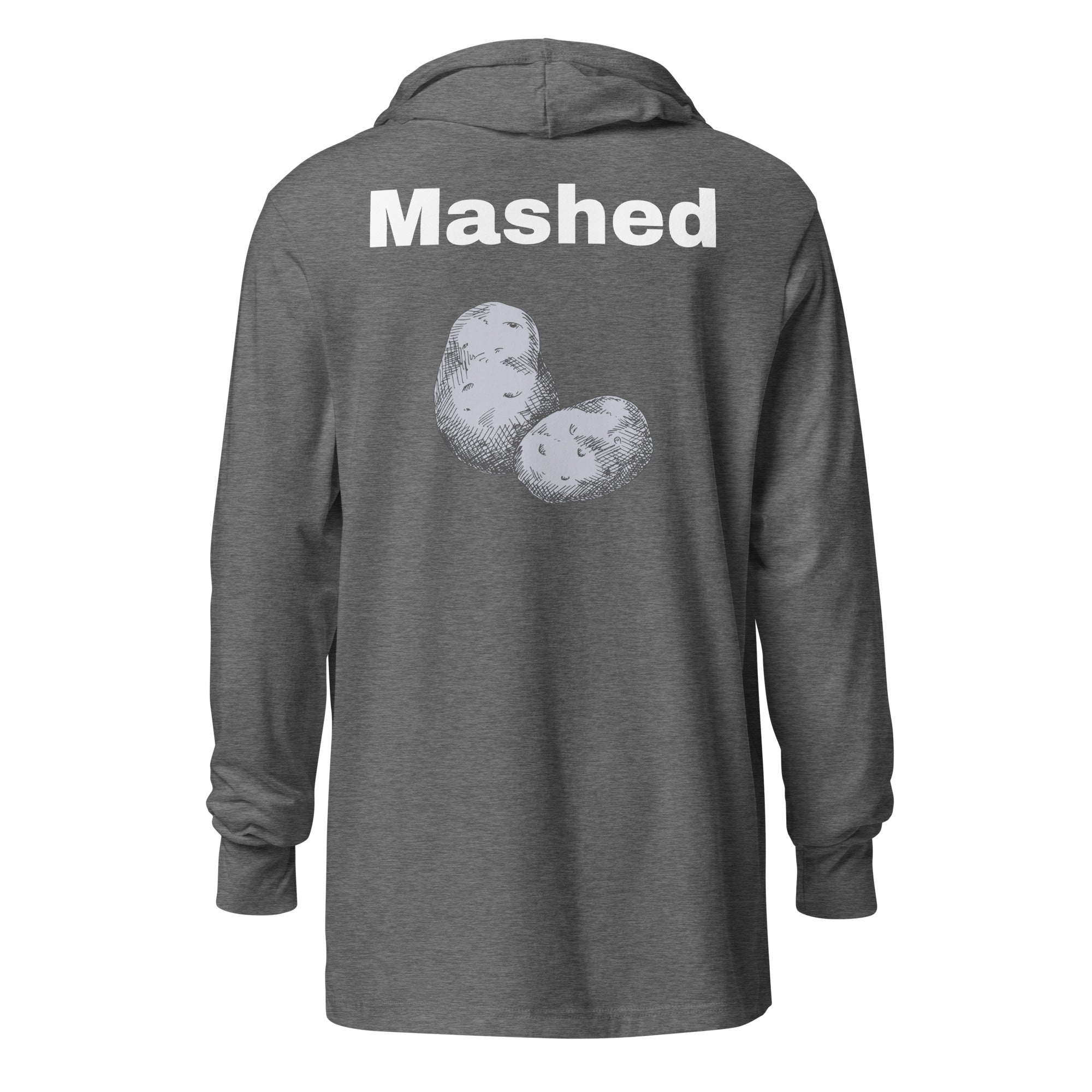 Hooded long-sleeve tee "Mashed Potatoes"