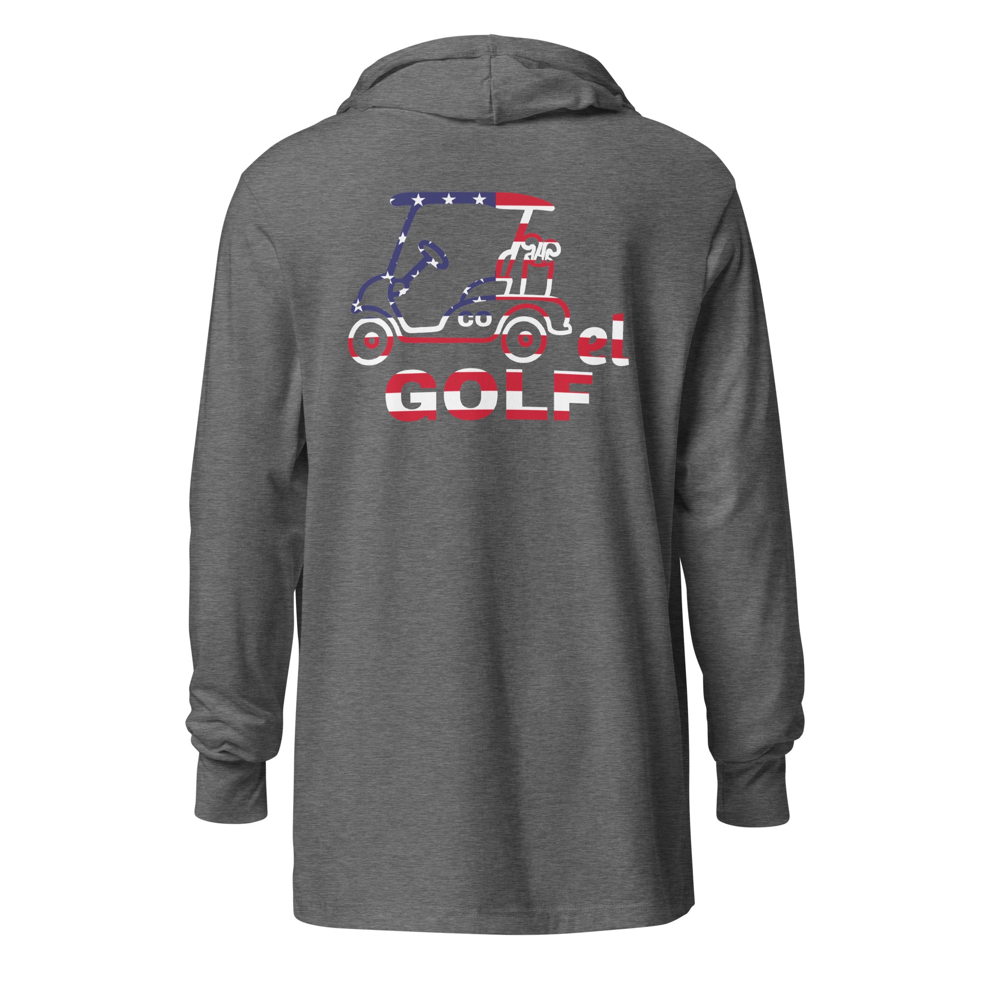 Hooded long-sleeve tee "Sunset USA"