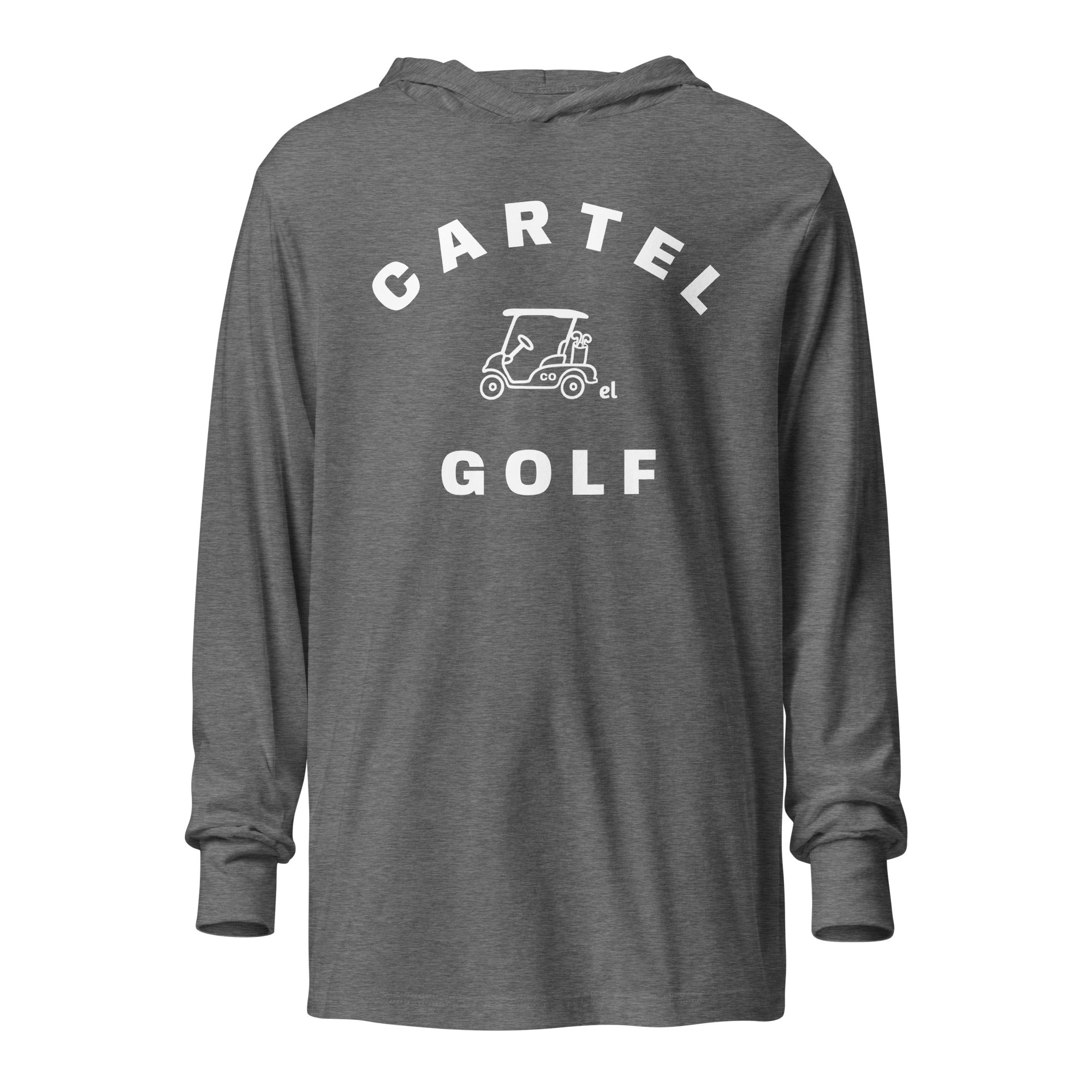 Hooded long-sleeve tee”CartelGolf”