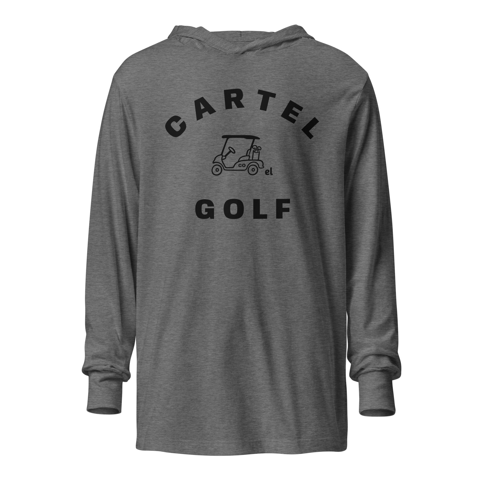 Hooded long-sleeve tee”CartelGolf”