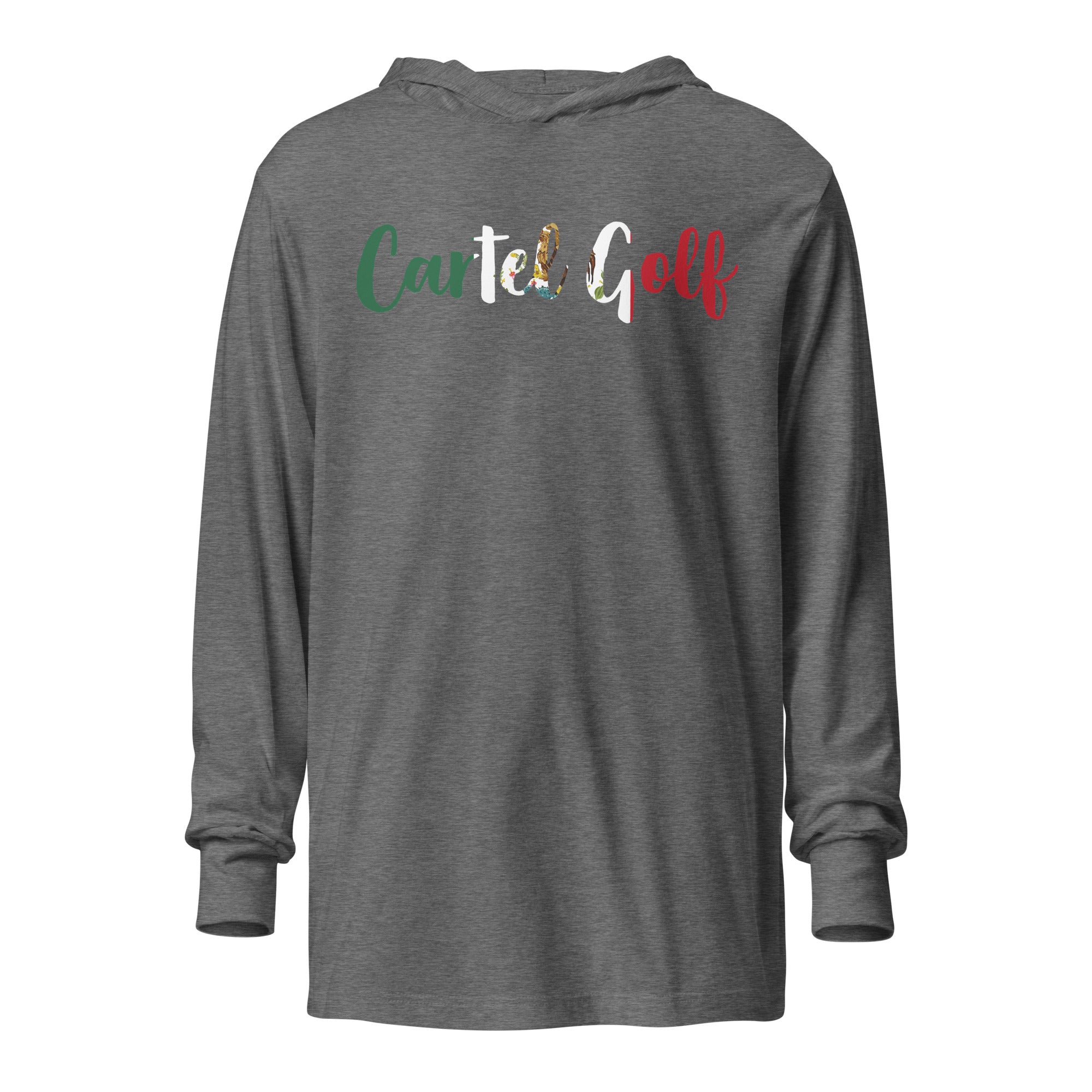 Hooded long-sleeve tee "Cartel Golf Mexico"