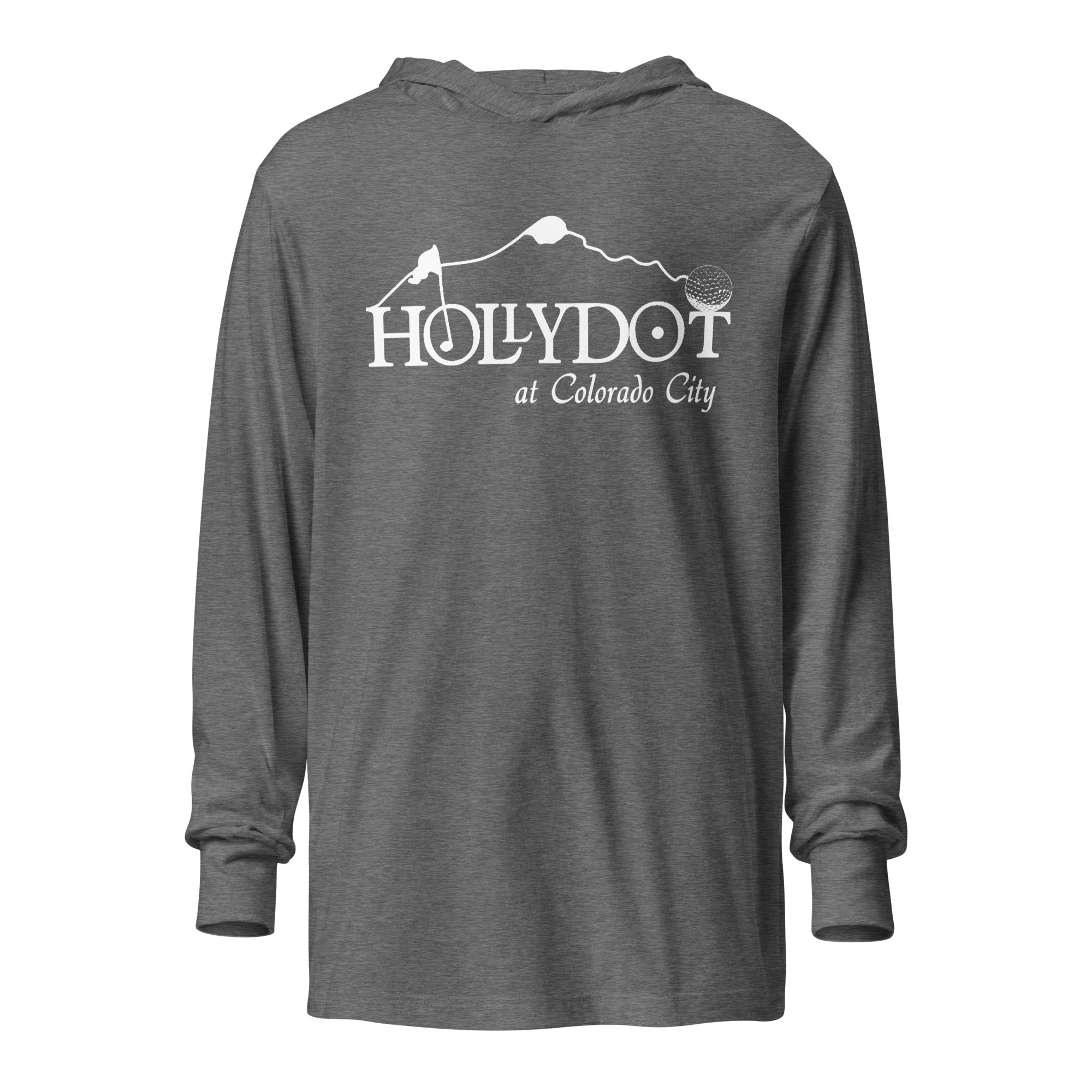 Hooded long-sleeve tee "Hollydot"