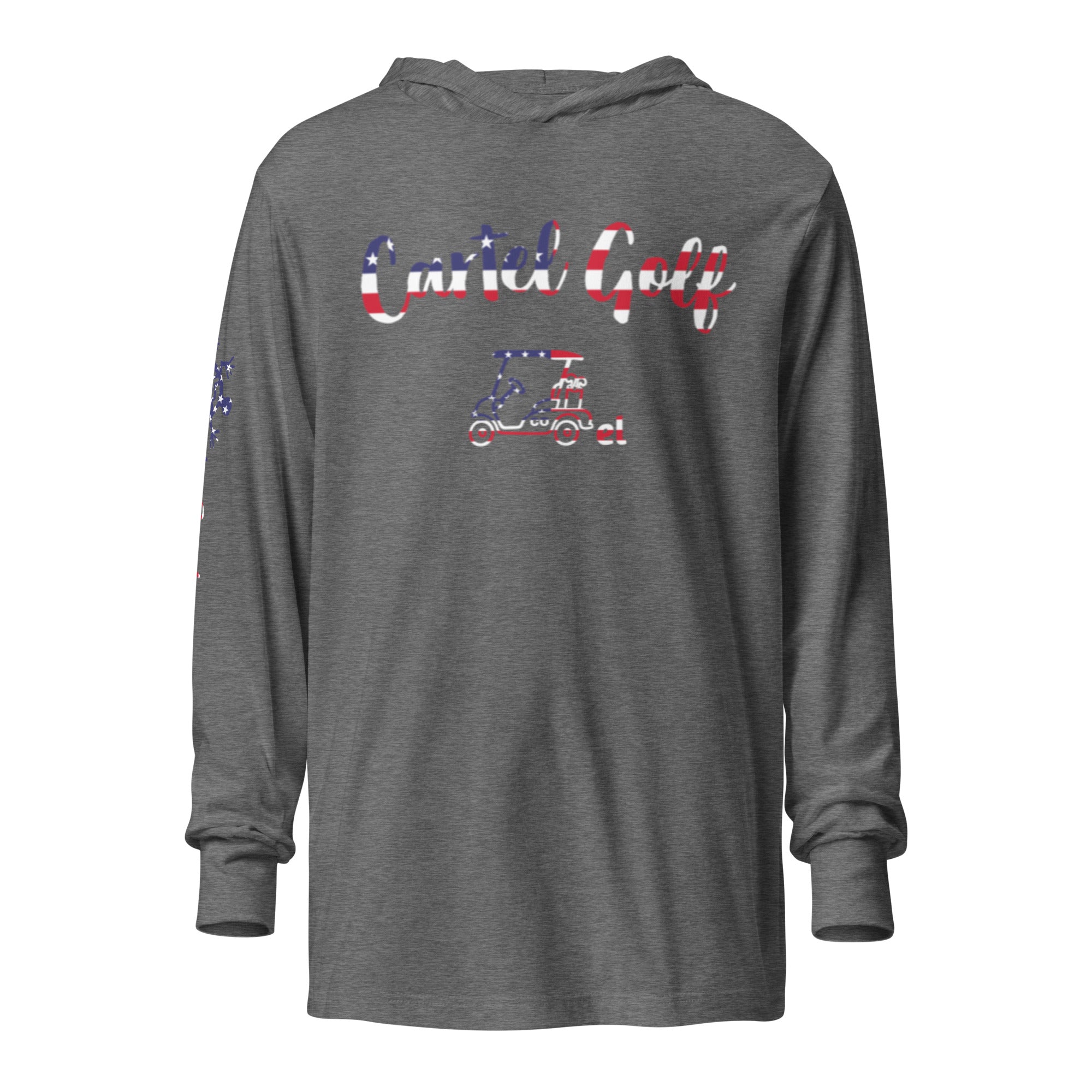 Hooded long-sleeve tee "Ute Creek USA"