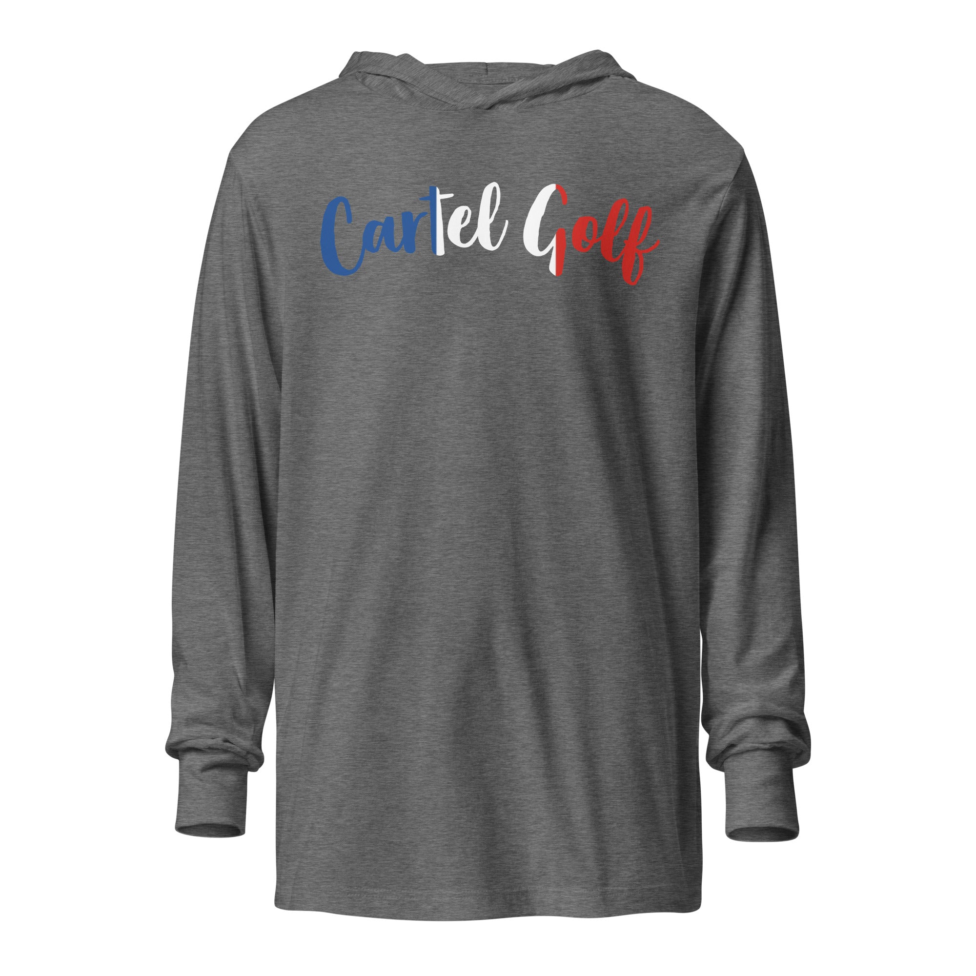 Hooded long-sleeve tee "Cartel Golf France"