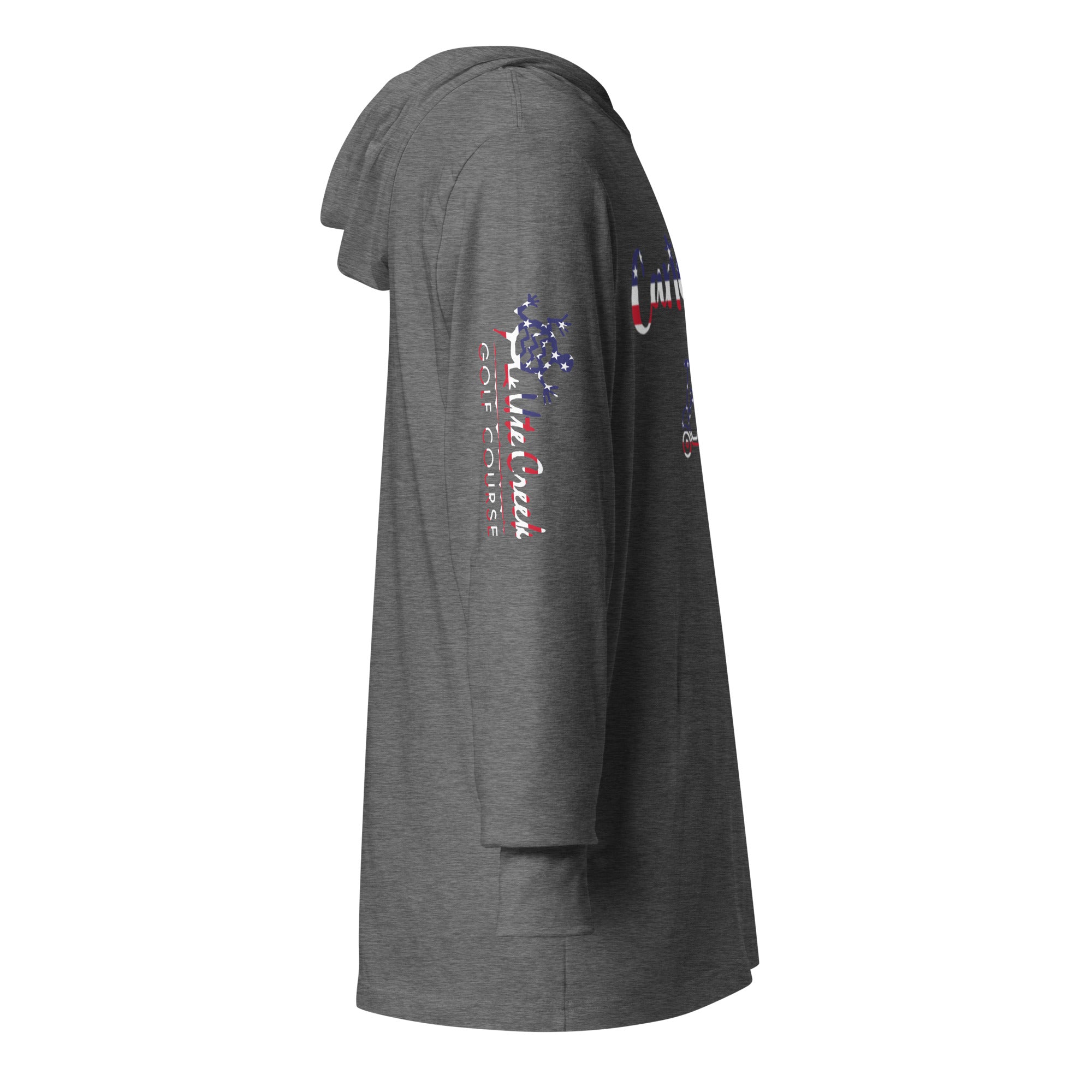 Hooded long-sleeve tee "Ute Creek USA"