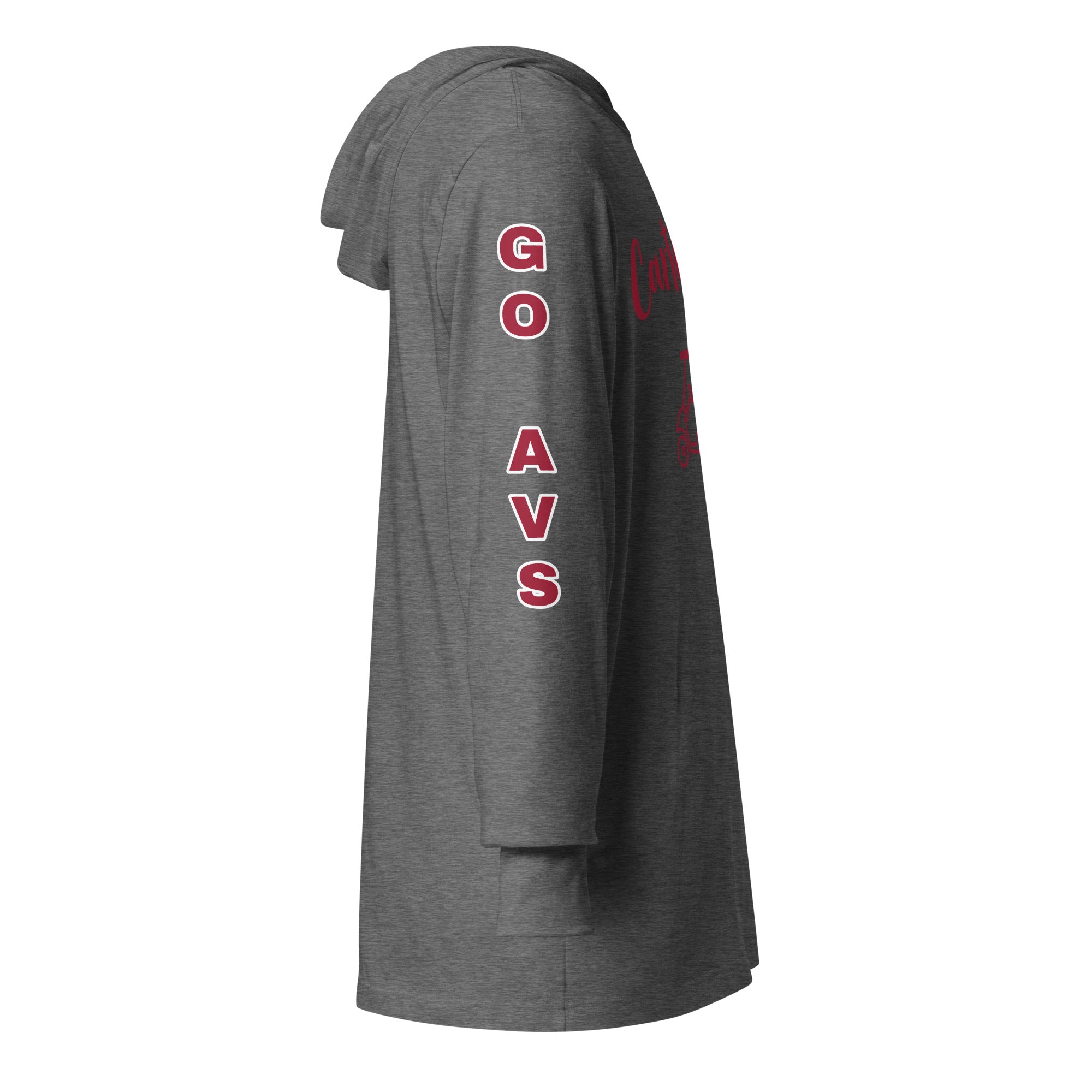 Hooded long-sleeve tee "Go Avs"