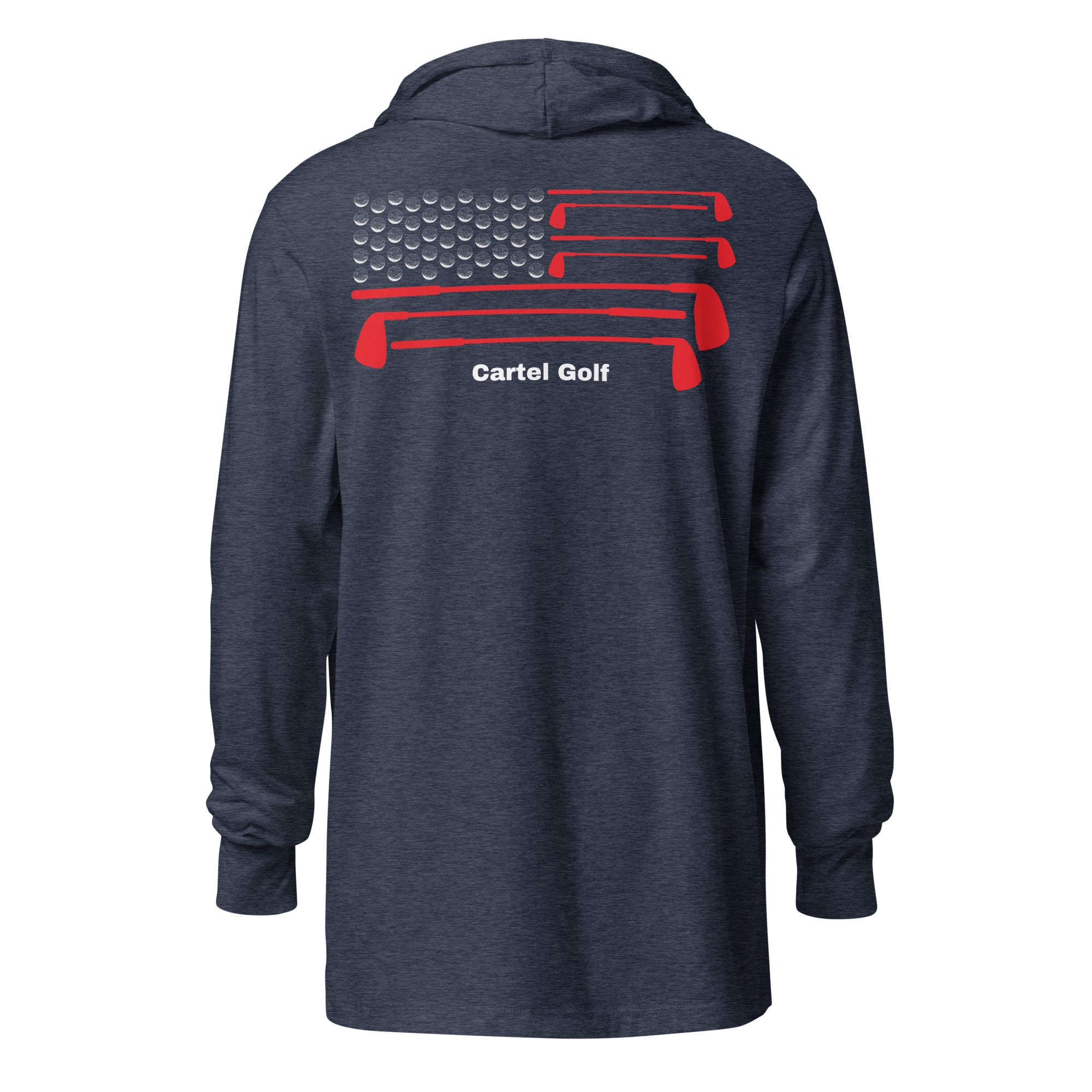 Hooded long-sleeve tee "Cartel Golf USA"