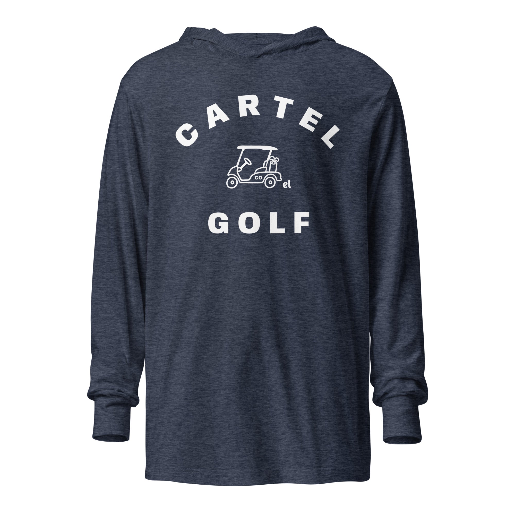 Hooded long-sleeve tee”CartelGolf”