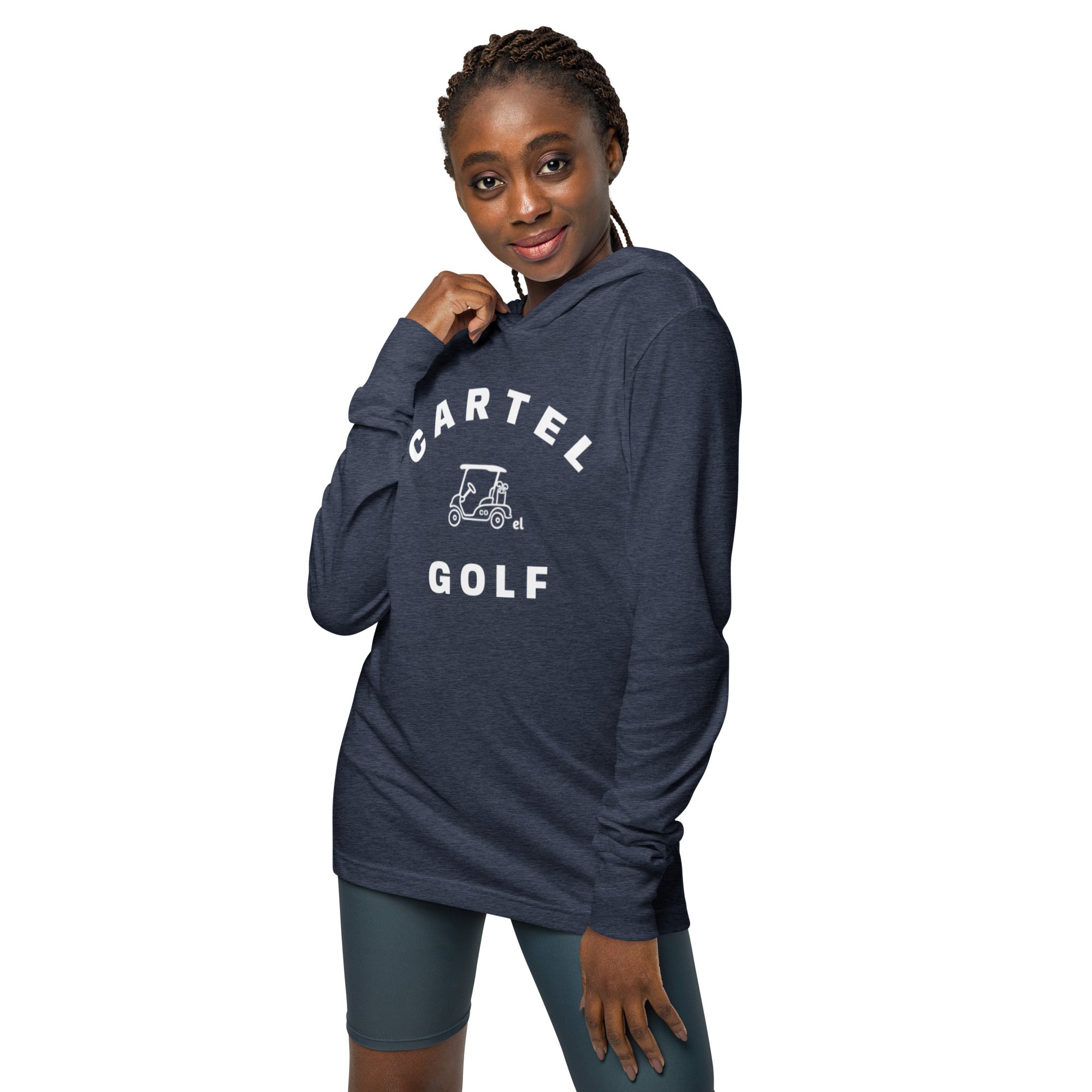 Hooded long-sleeve tee "Cartel Golf"