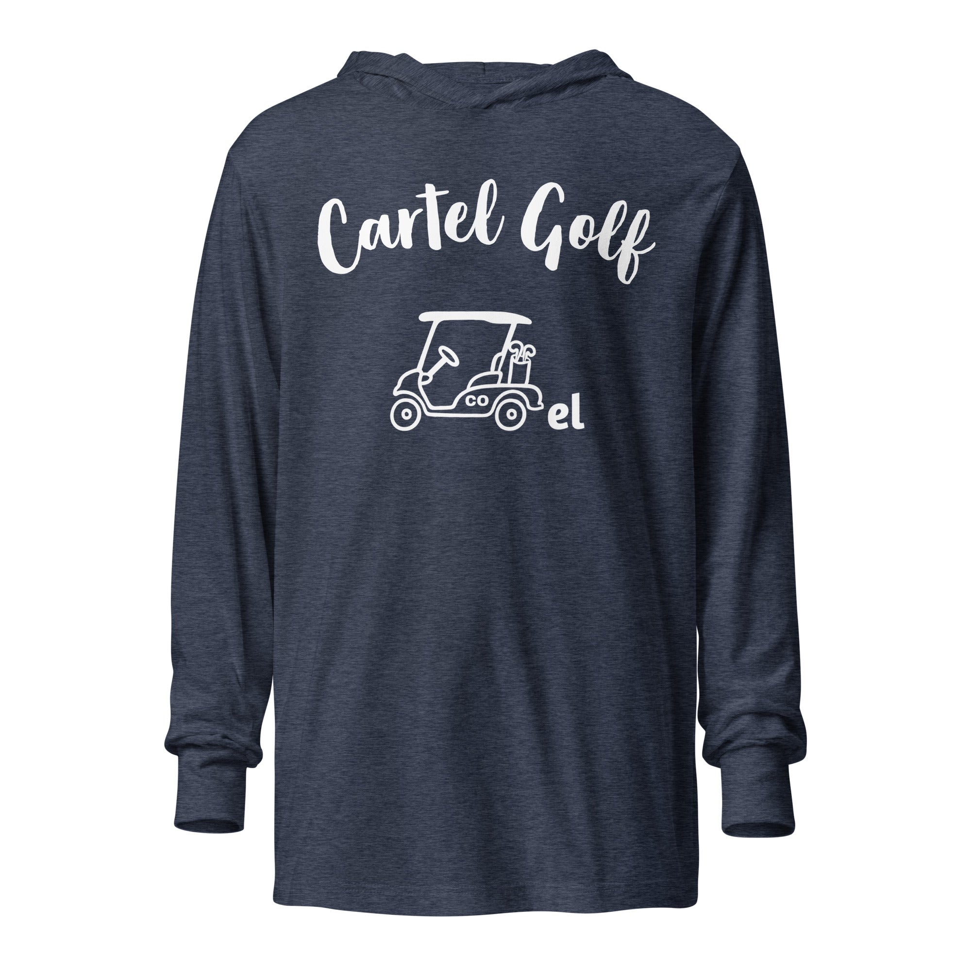 Hooded long-sleeve tee "Cartel Golf"