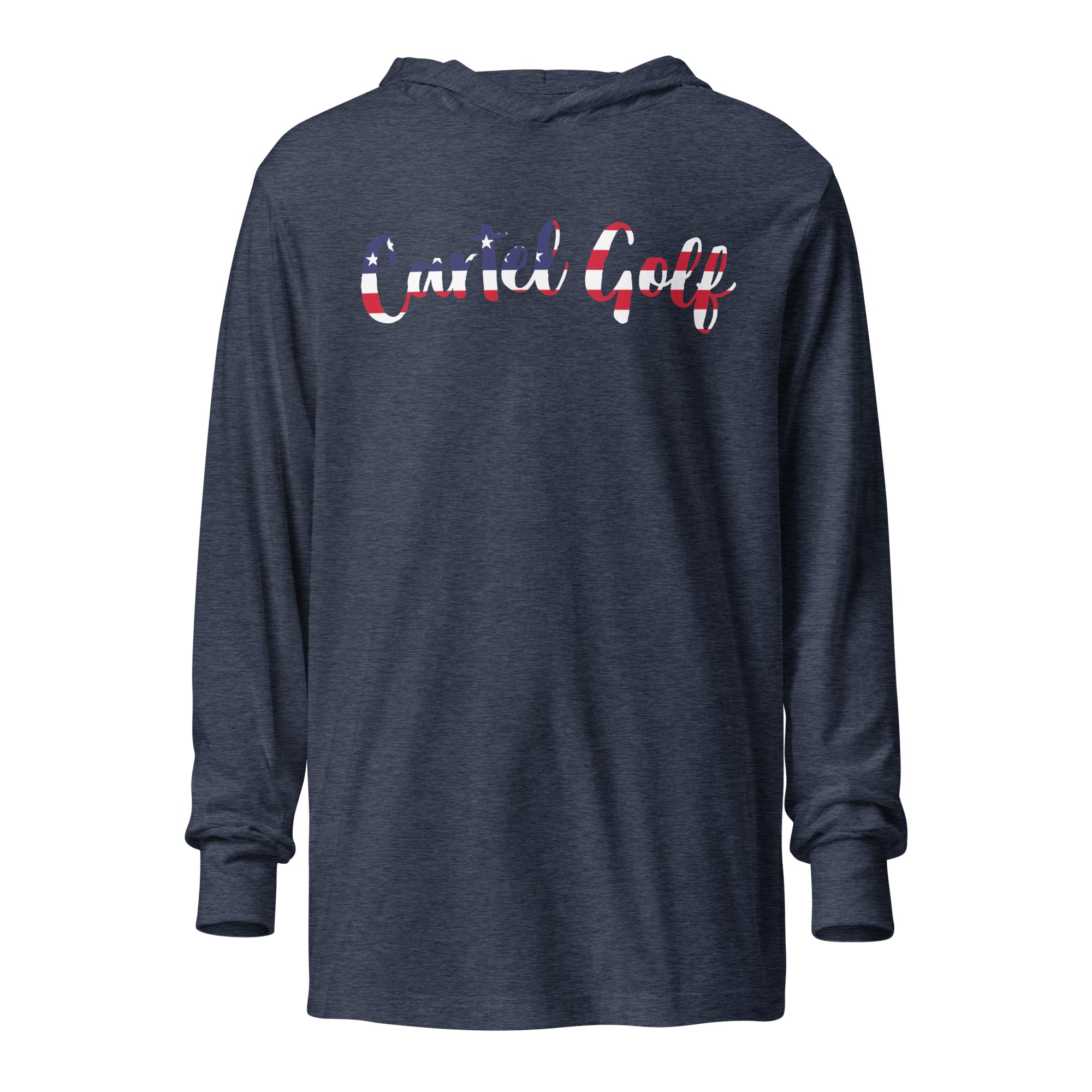 Hooded long-sleeve tee "Cartel Golf USA"