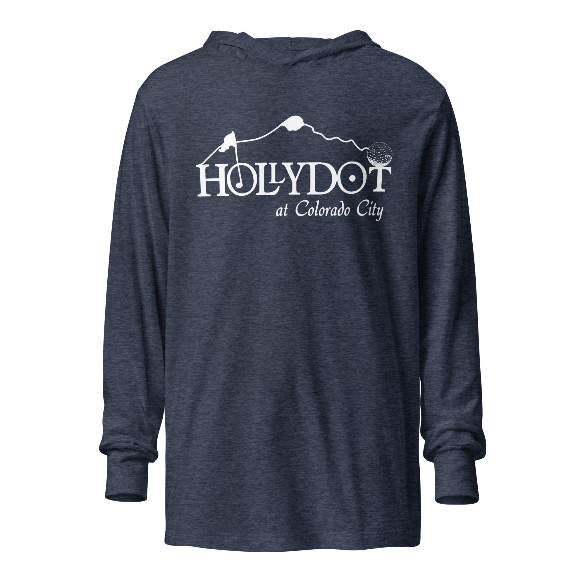 Hooded long-sleeve tee "Hollydot"