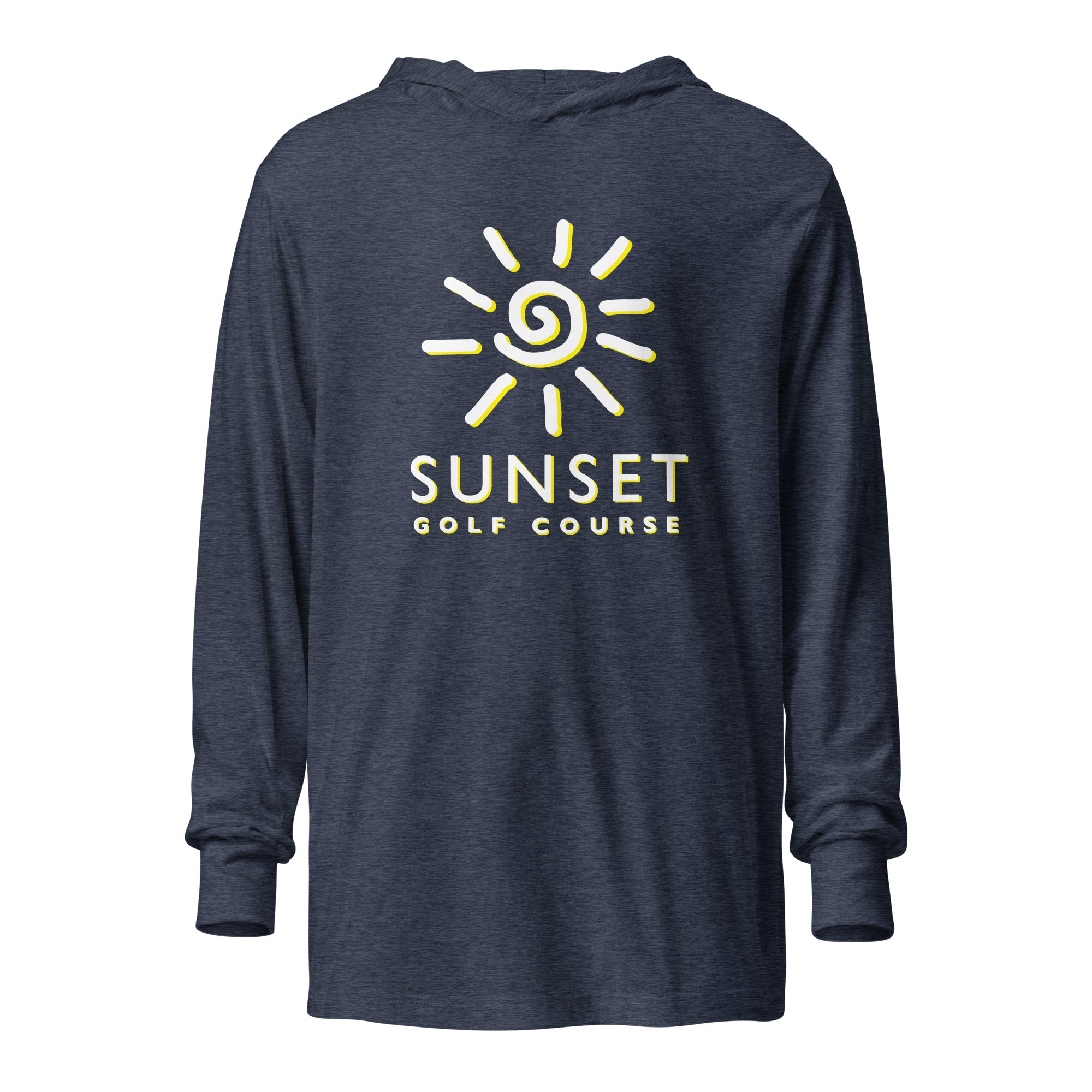 Hooded long-sleeve tee "Sunset"