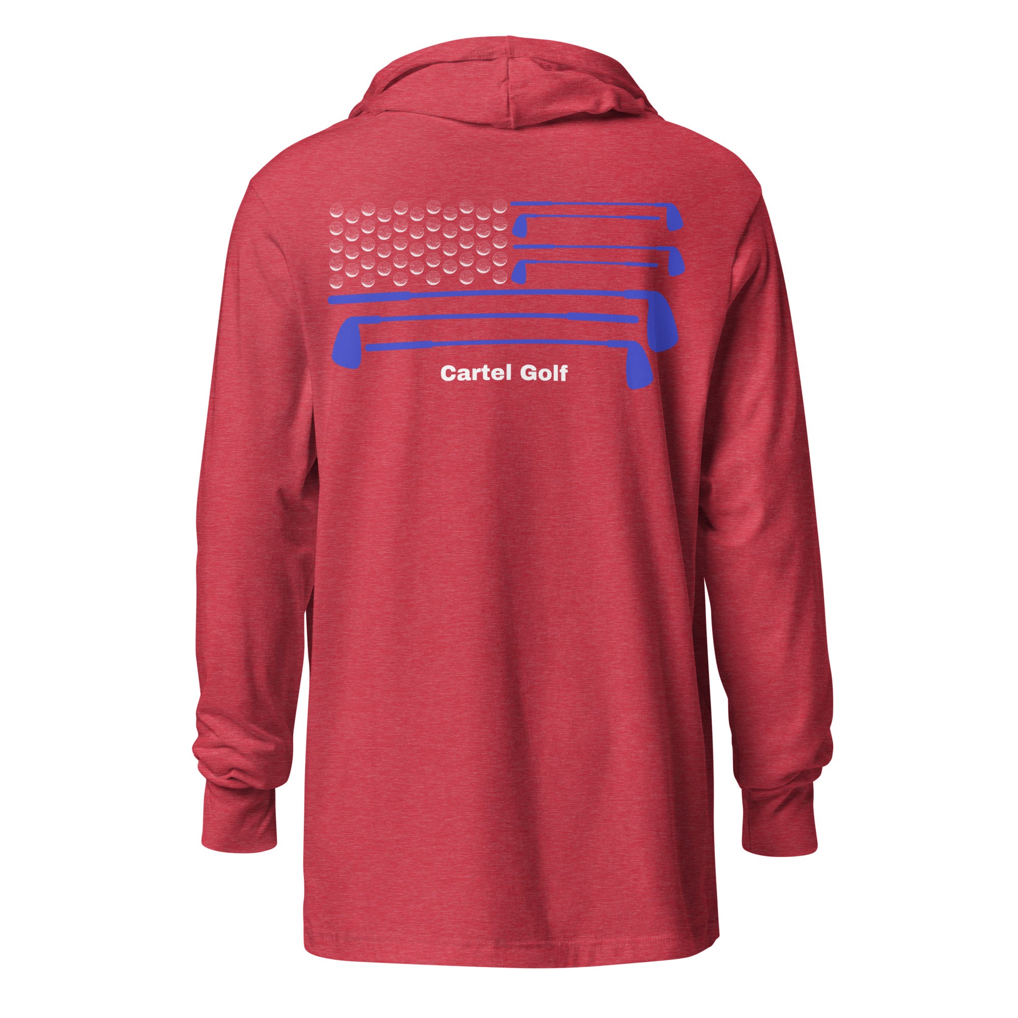 Hooded long-sleeve tee "Cartel Golf USA"