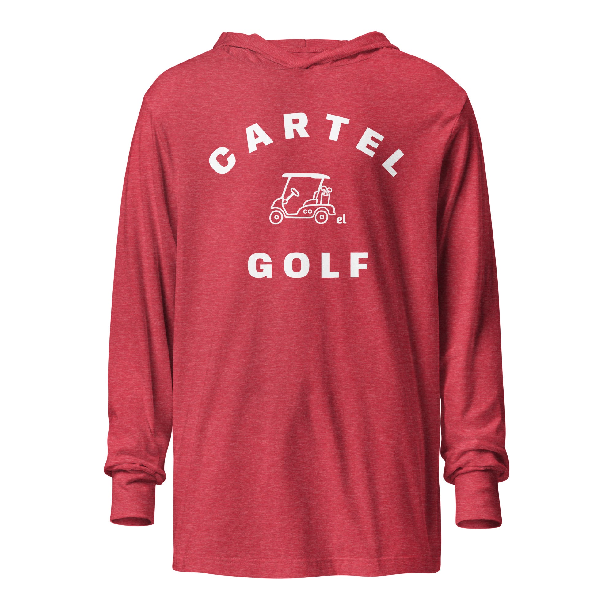 Hooded long-sleeve tee”CartelGolf”