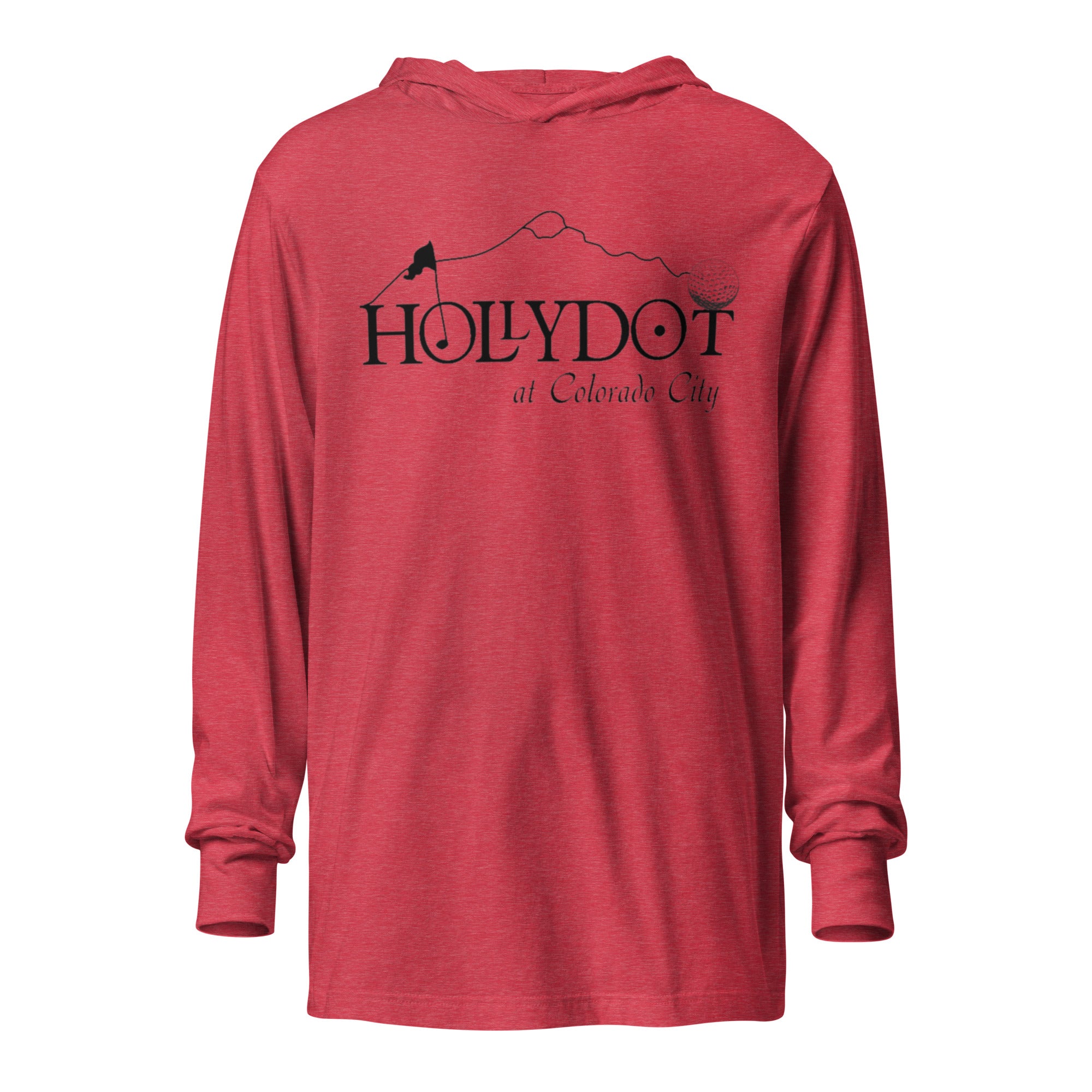 Hooded long-sleeve tee "Hollydot"