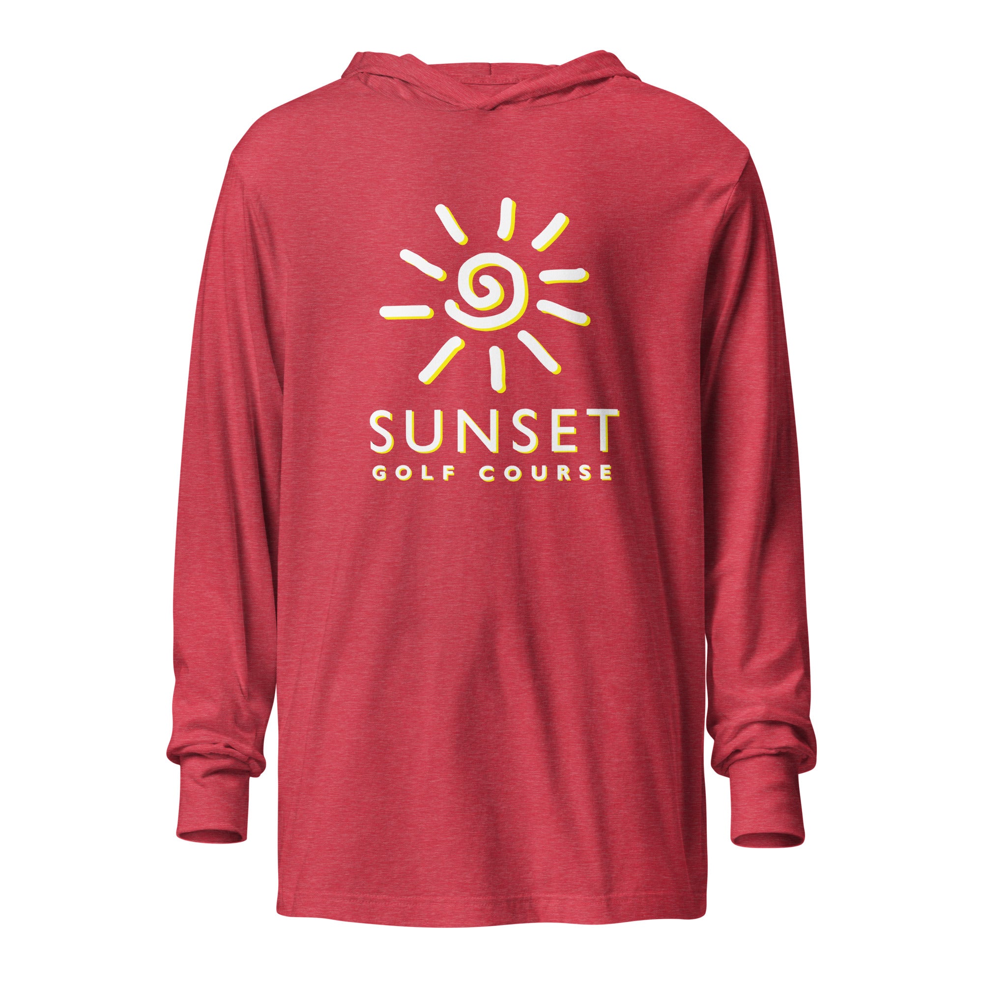 Hooded long-sleeve tee "Sunset"