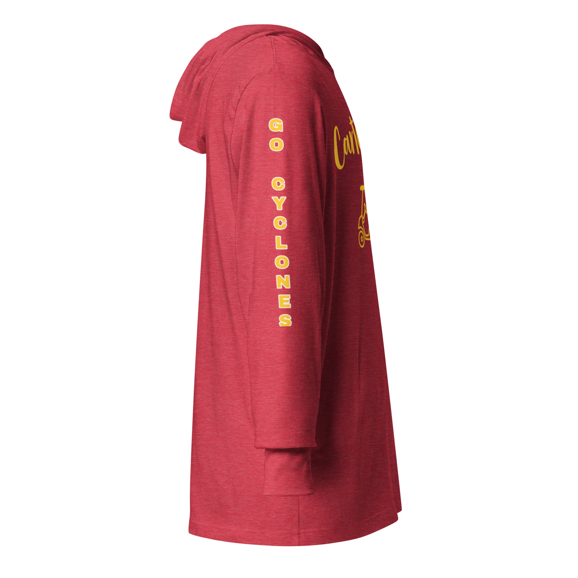 Hooded long-sleeve tee "Go Cyclones"