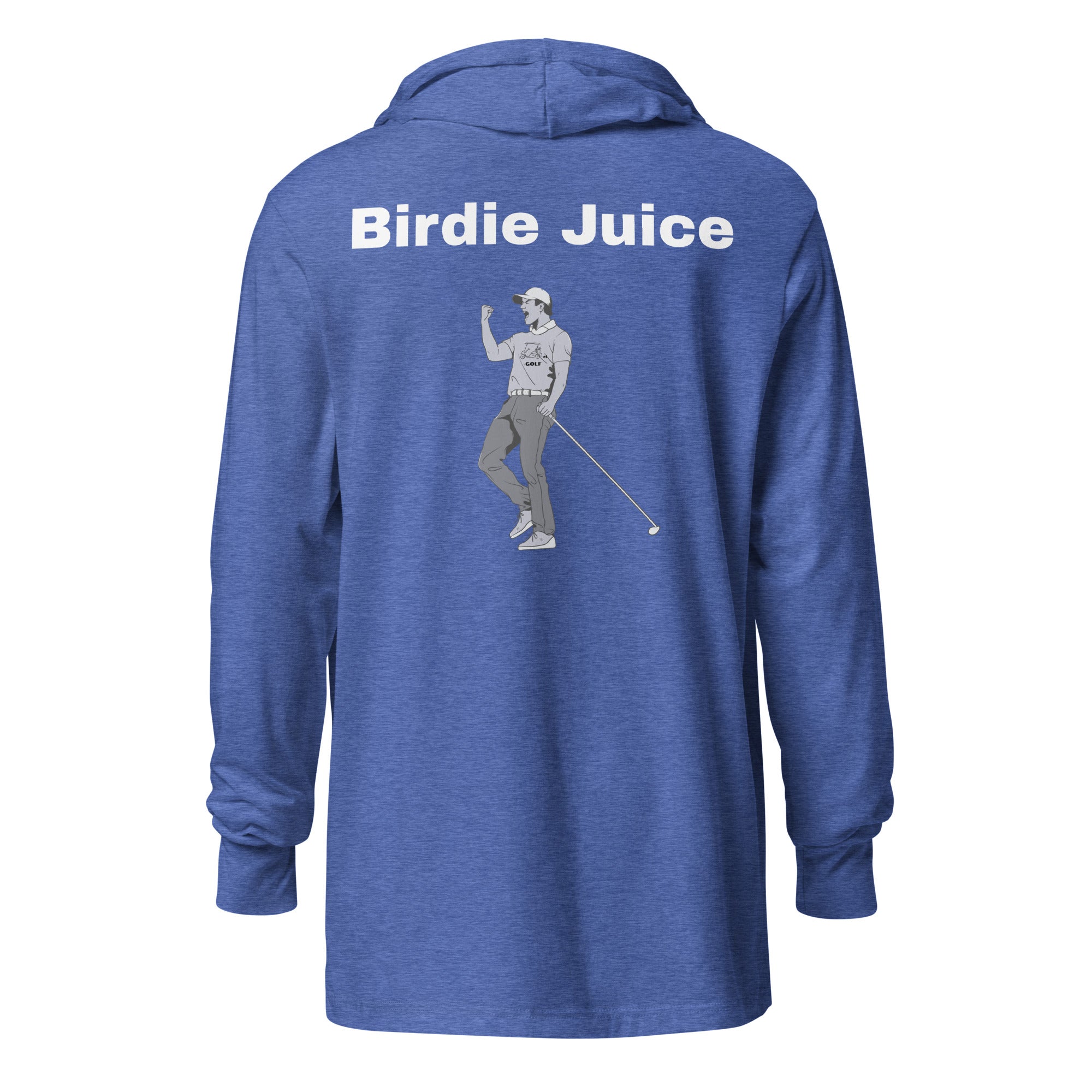 Hooded long-sleeve tee "Birdie Juice"