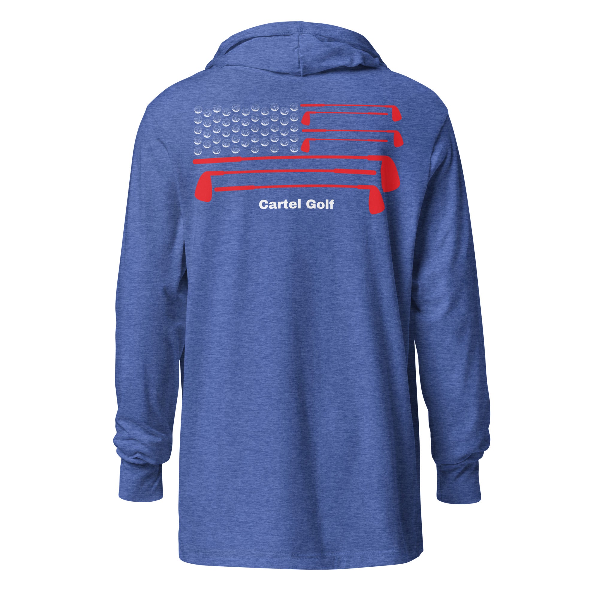 Hooded long-sleeve tee "Cartel Golf USA"