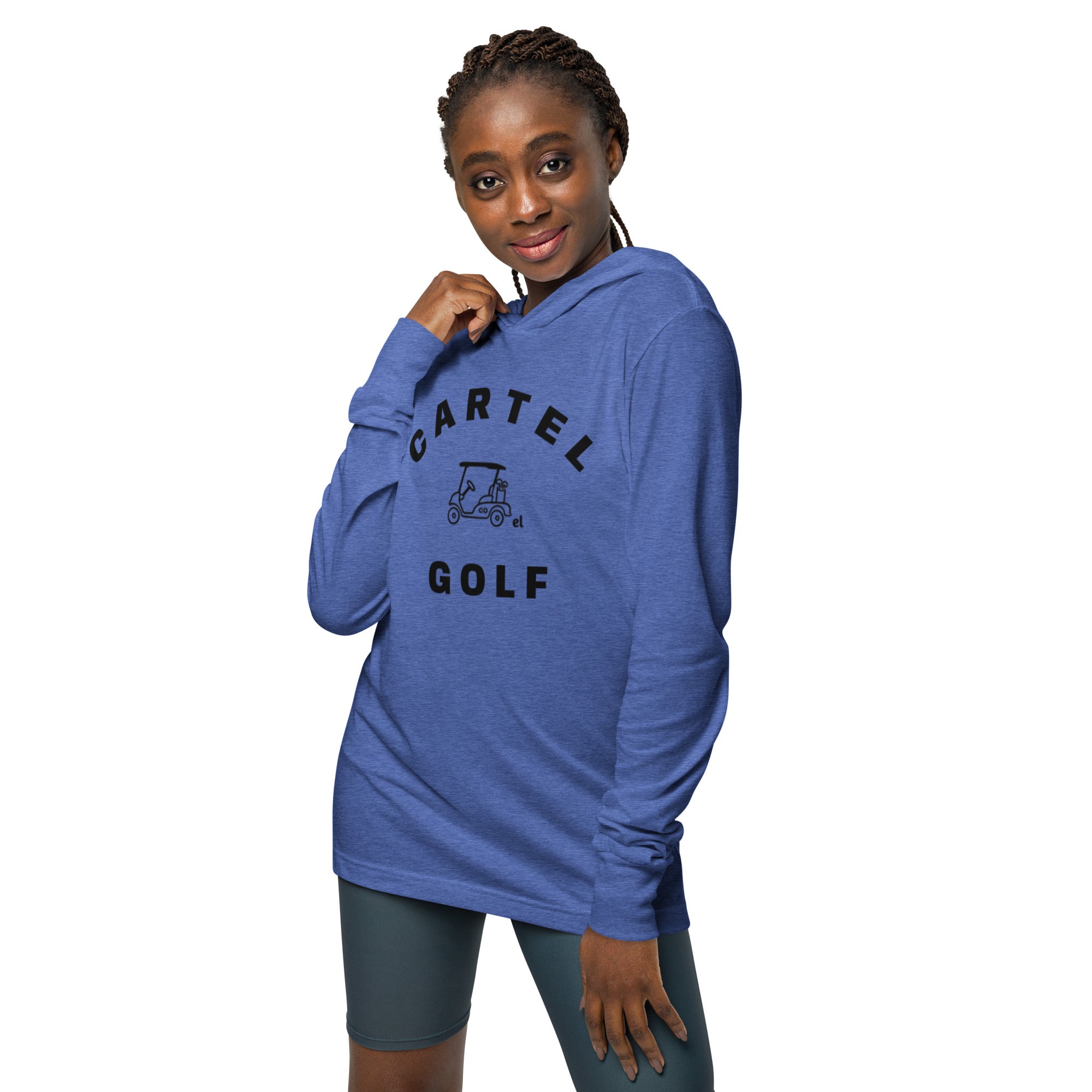 Hooded long-sleeve tee "Cartel Golf"