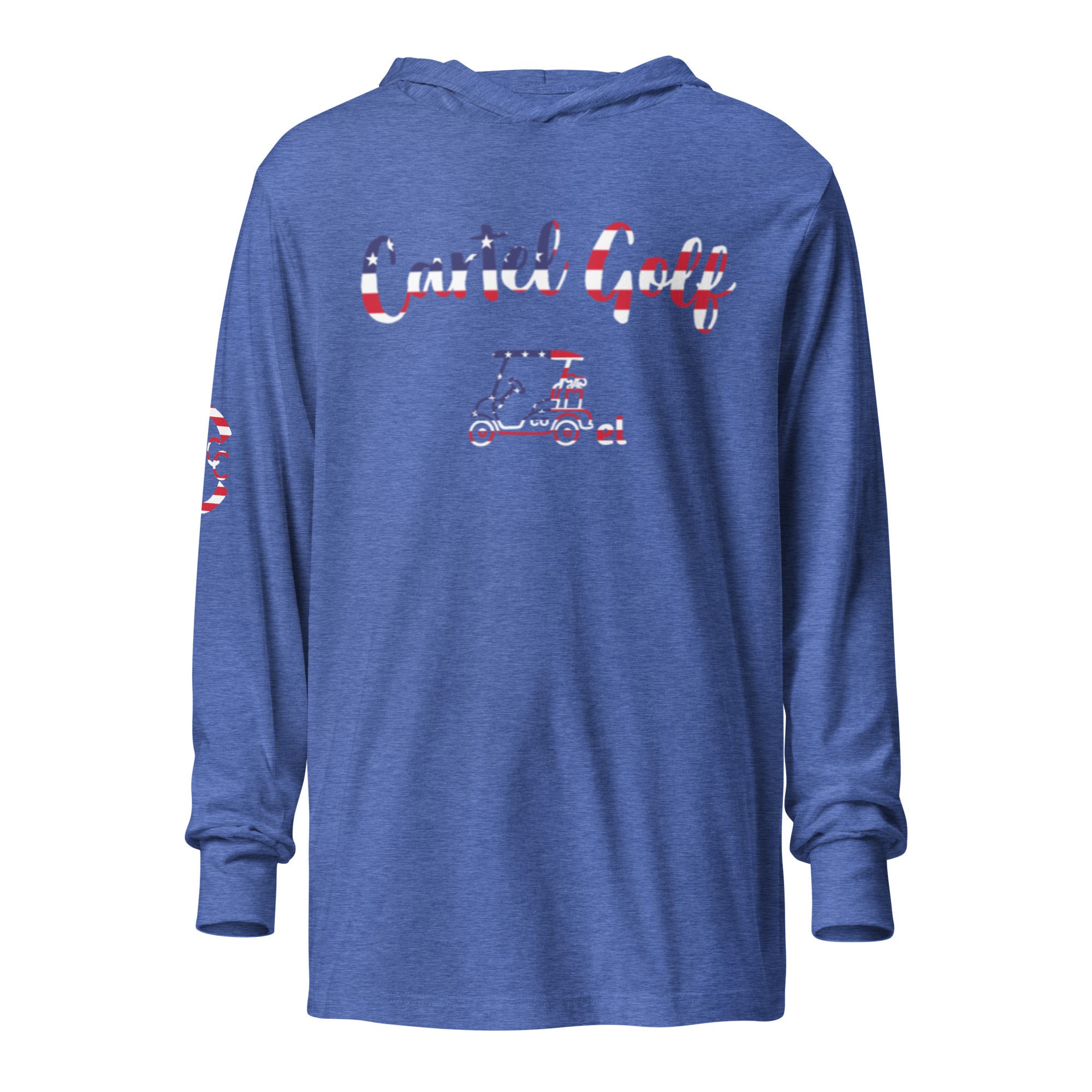 Hooded long-sleeve tee "Eaton CC USA"