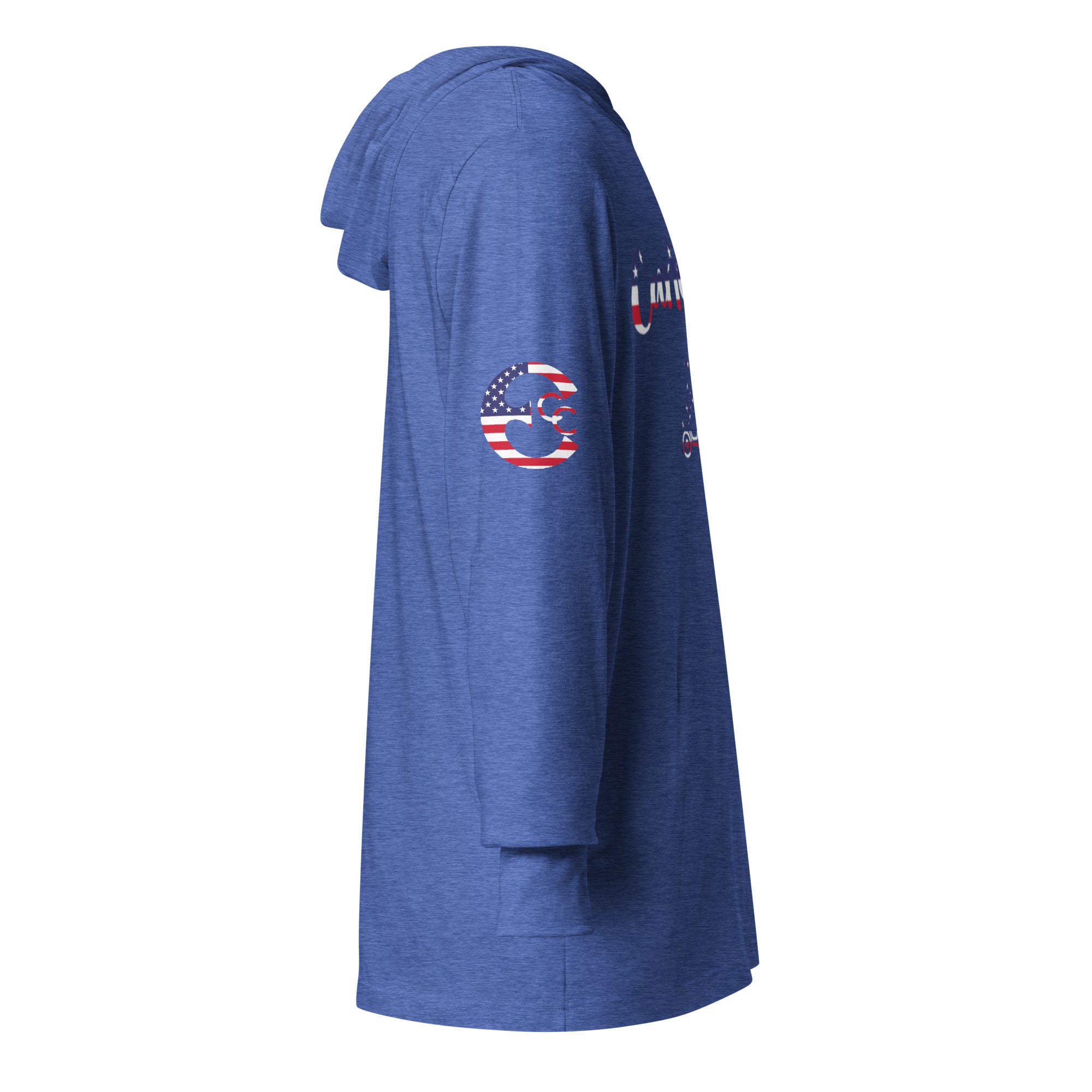 Hooded long-sleeve tee "Eaton CC USA"