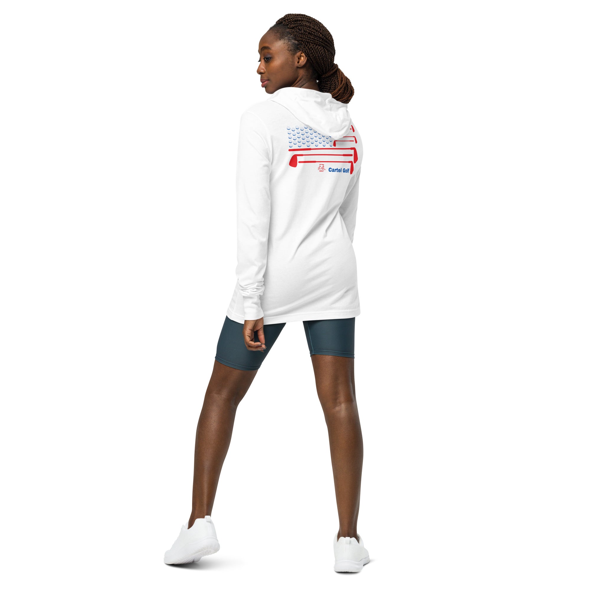 Unisex Hooded long-sleeve tee "Cartel Golf USA"