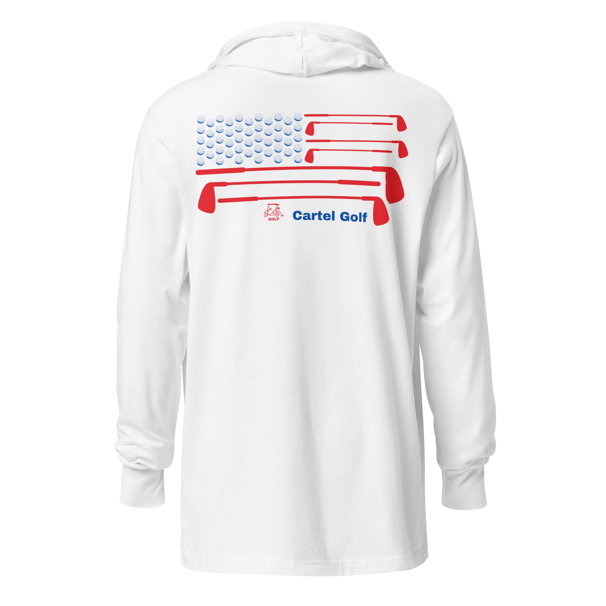 Hooded long-sleeve tee "Cartel Golf USA"