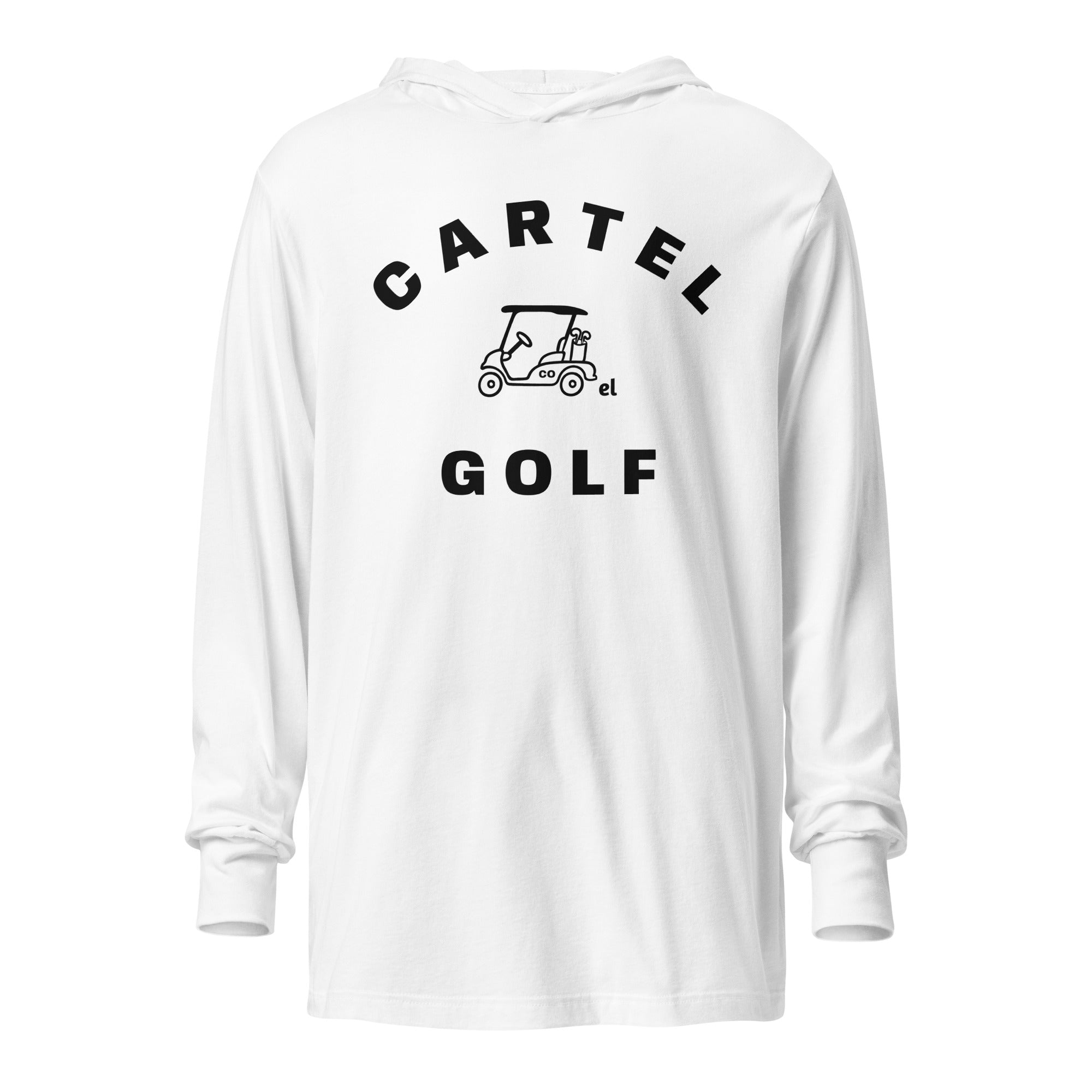 Hooded long-sleeve tee”CartelGolf”