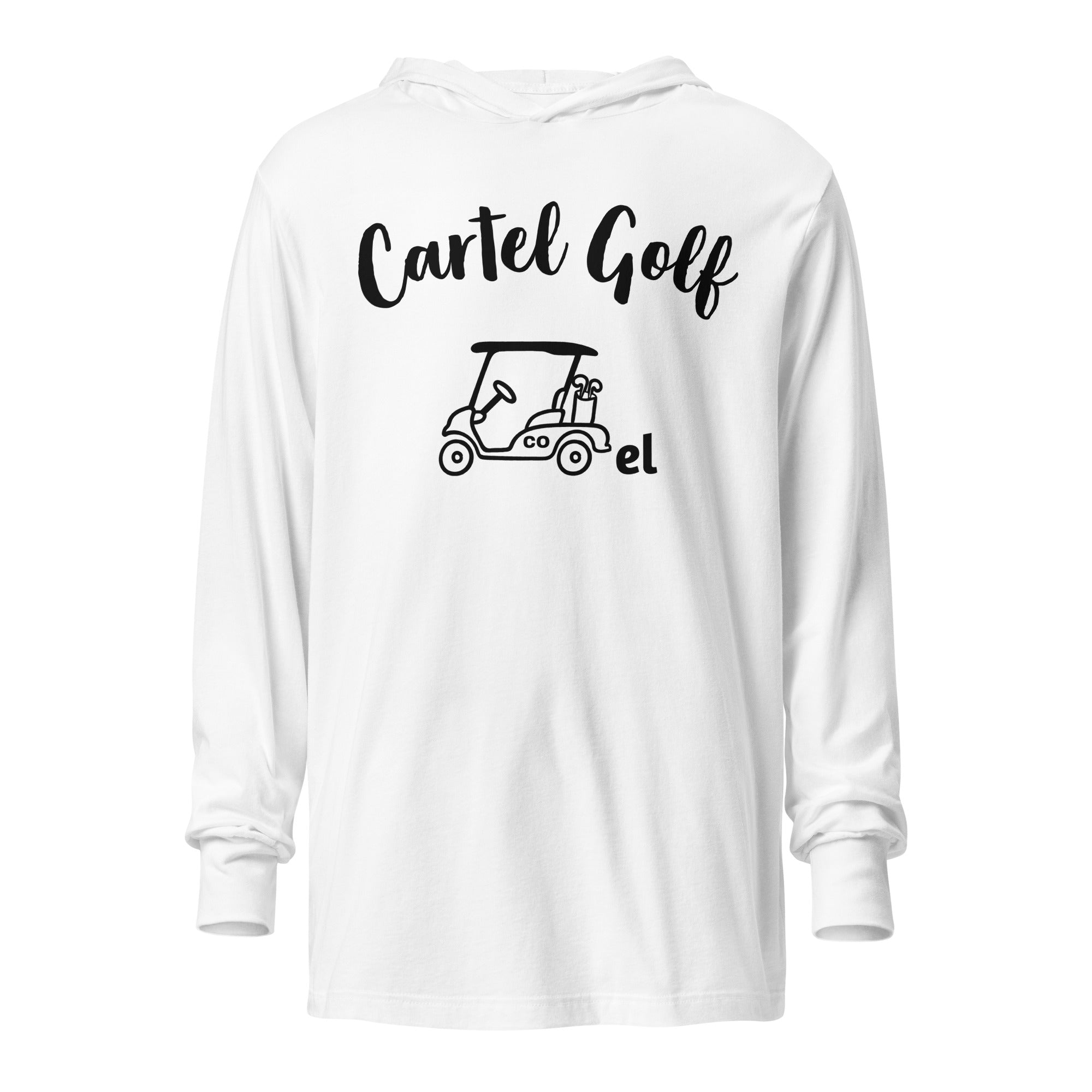 Hooded long-sleeve tee "Cartel Golf"