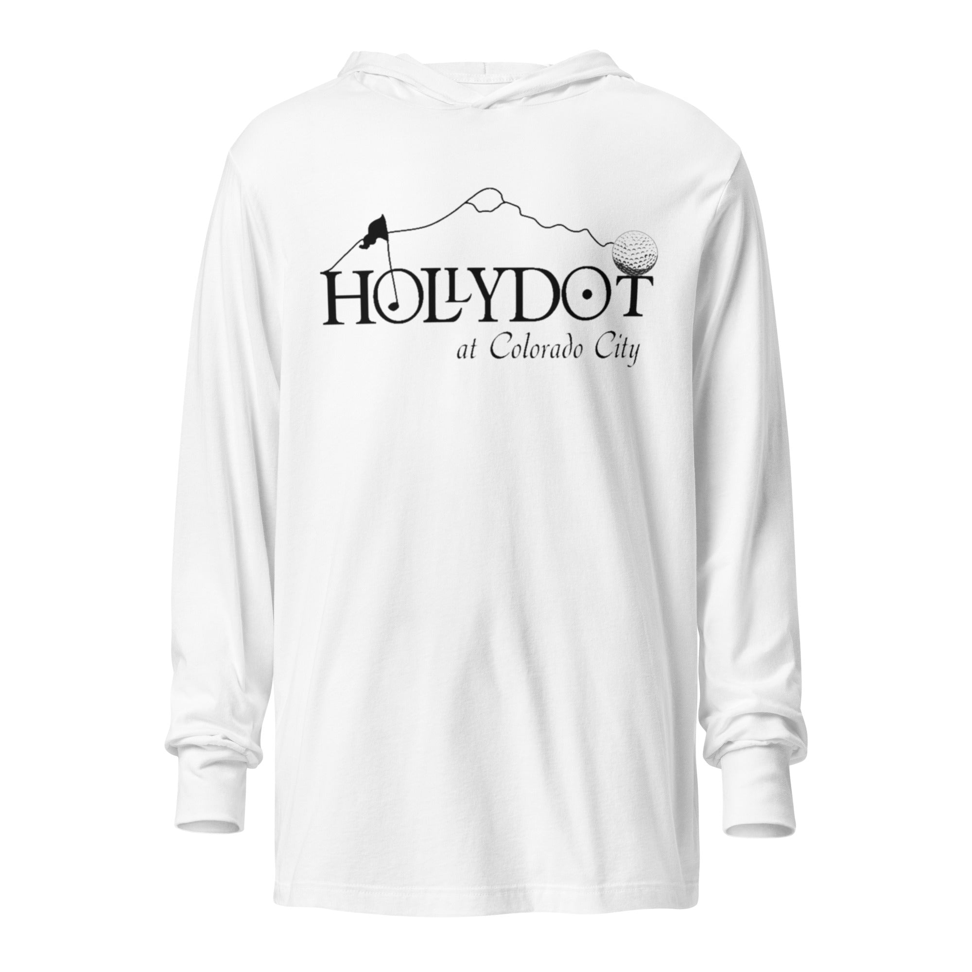 Hooded long-sleeve tee "Hollydot"