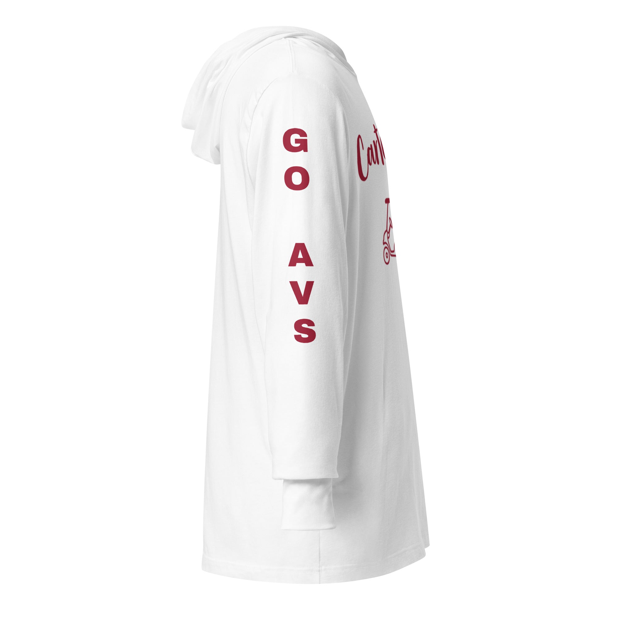 Hooded long-sleeve tee "Go Avs"